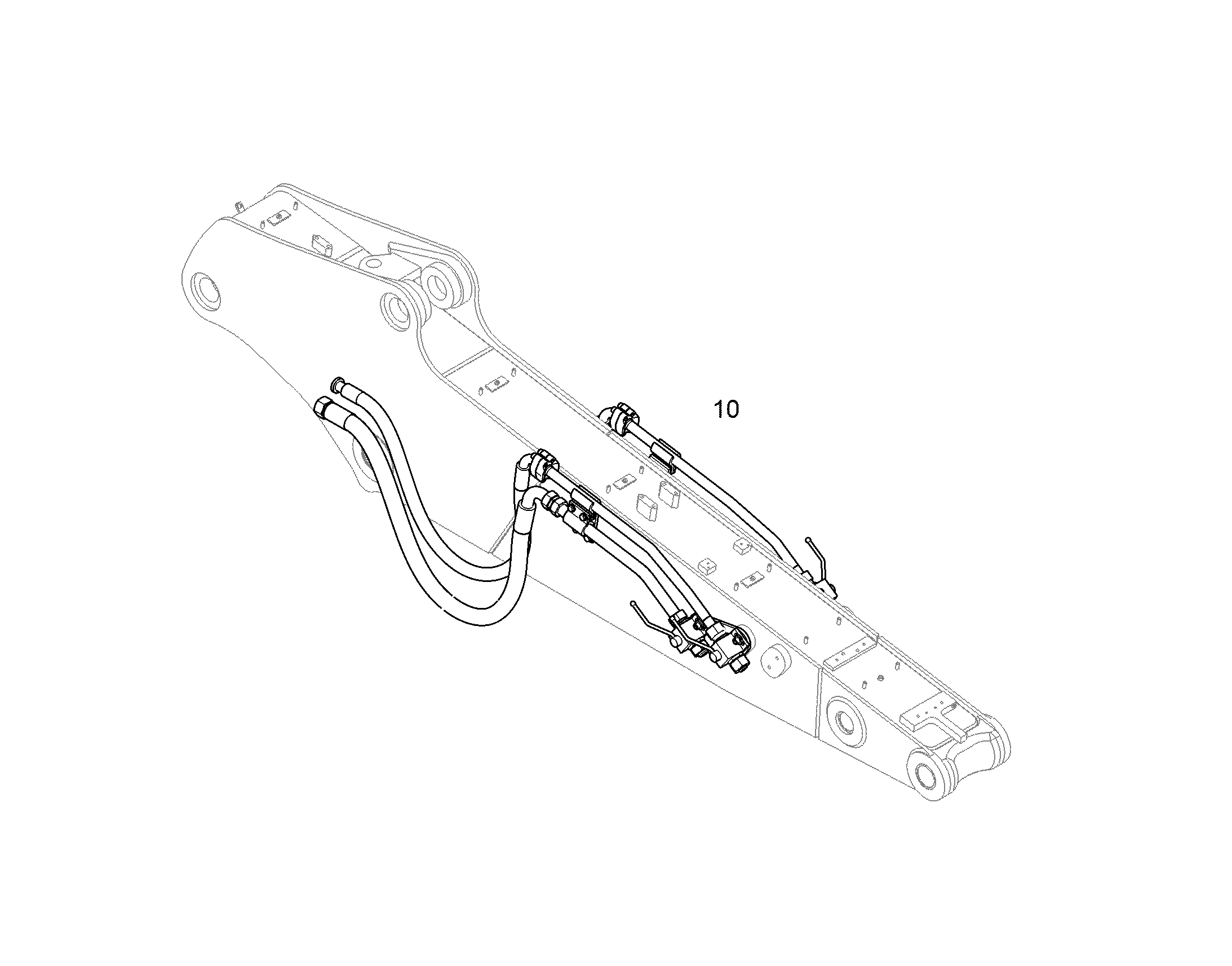 ПРОВОДКА МОНТАЖ AHS 11453903 LIEBHERR