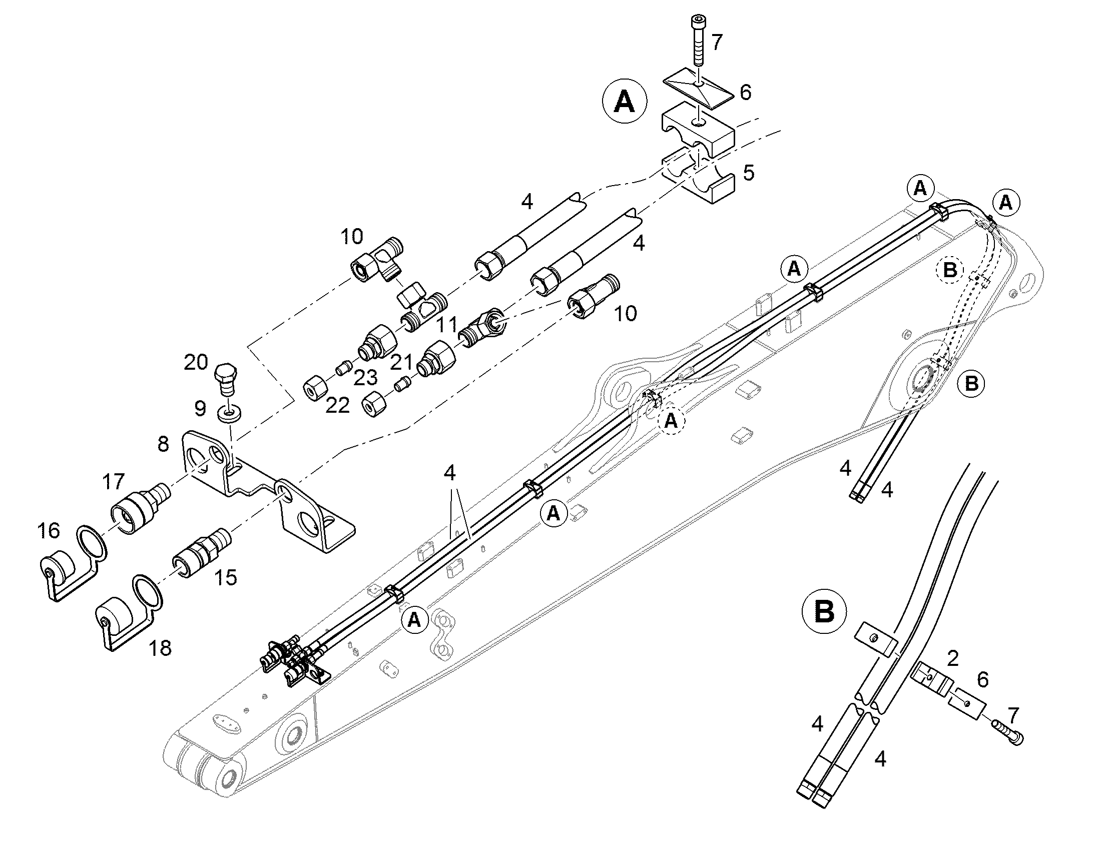 ШЛАНГ 12X5000 11000838 LIEBHERR