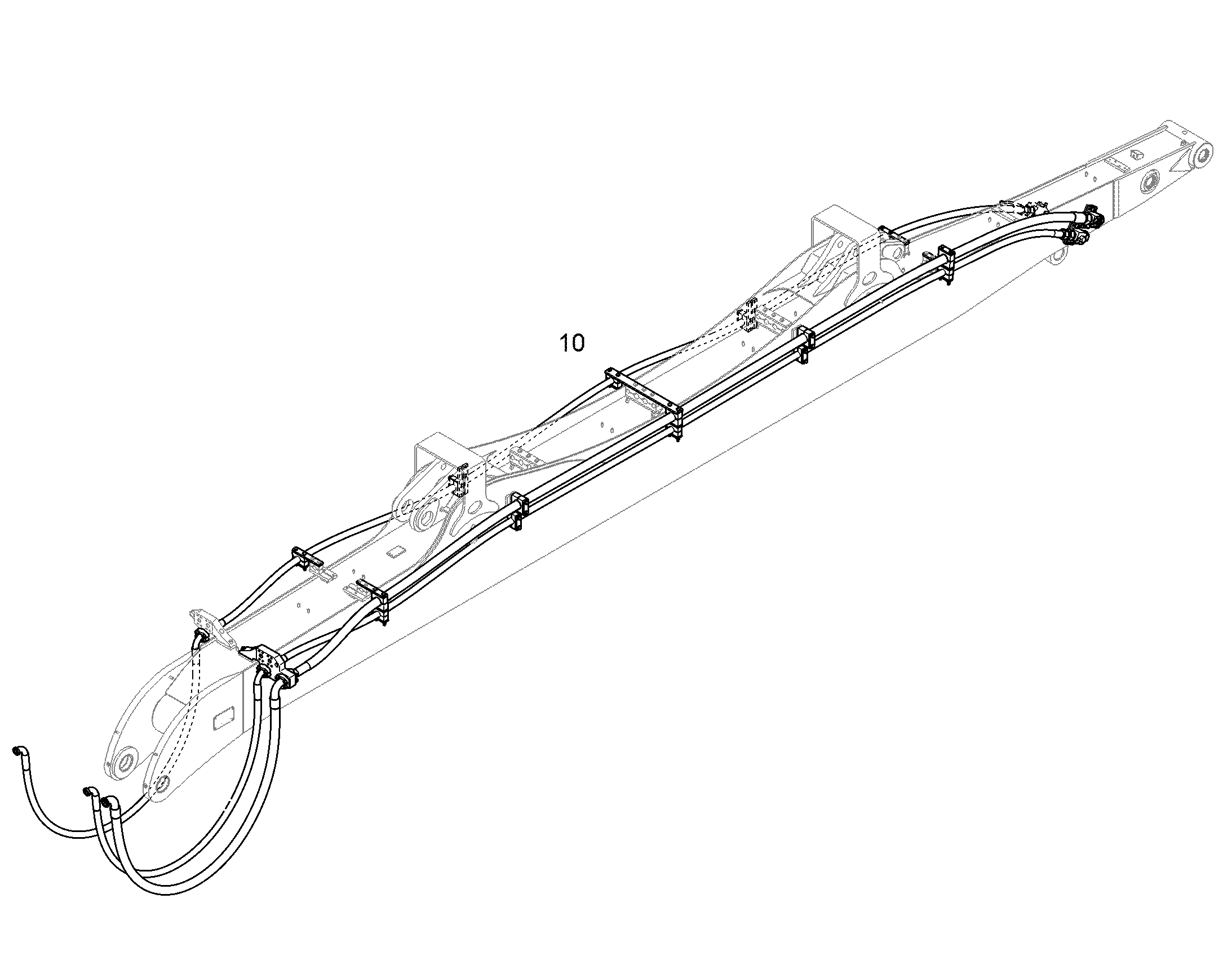 ПРОВОДКА МОНТАЖ AHS 11460748 LIEBHERR
