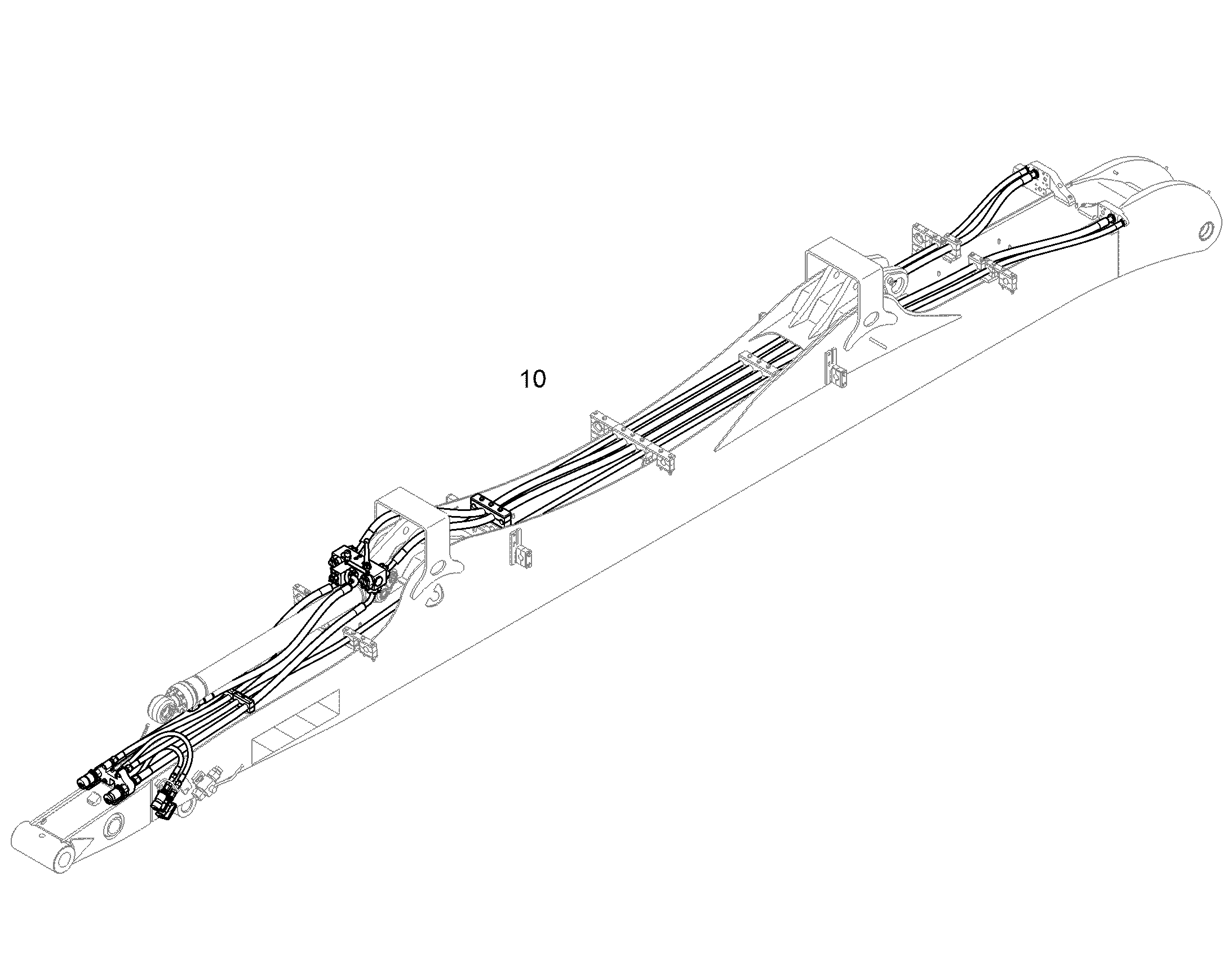 ПРОВОДКА ПРИВОД ГРЕЙФЕРА 11461897 LIEBHERR