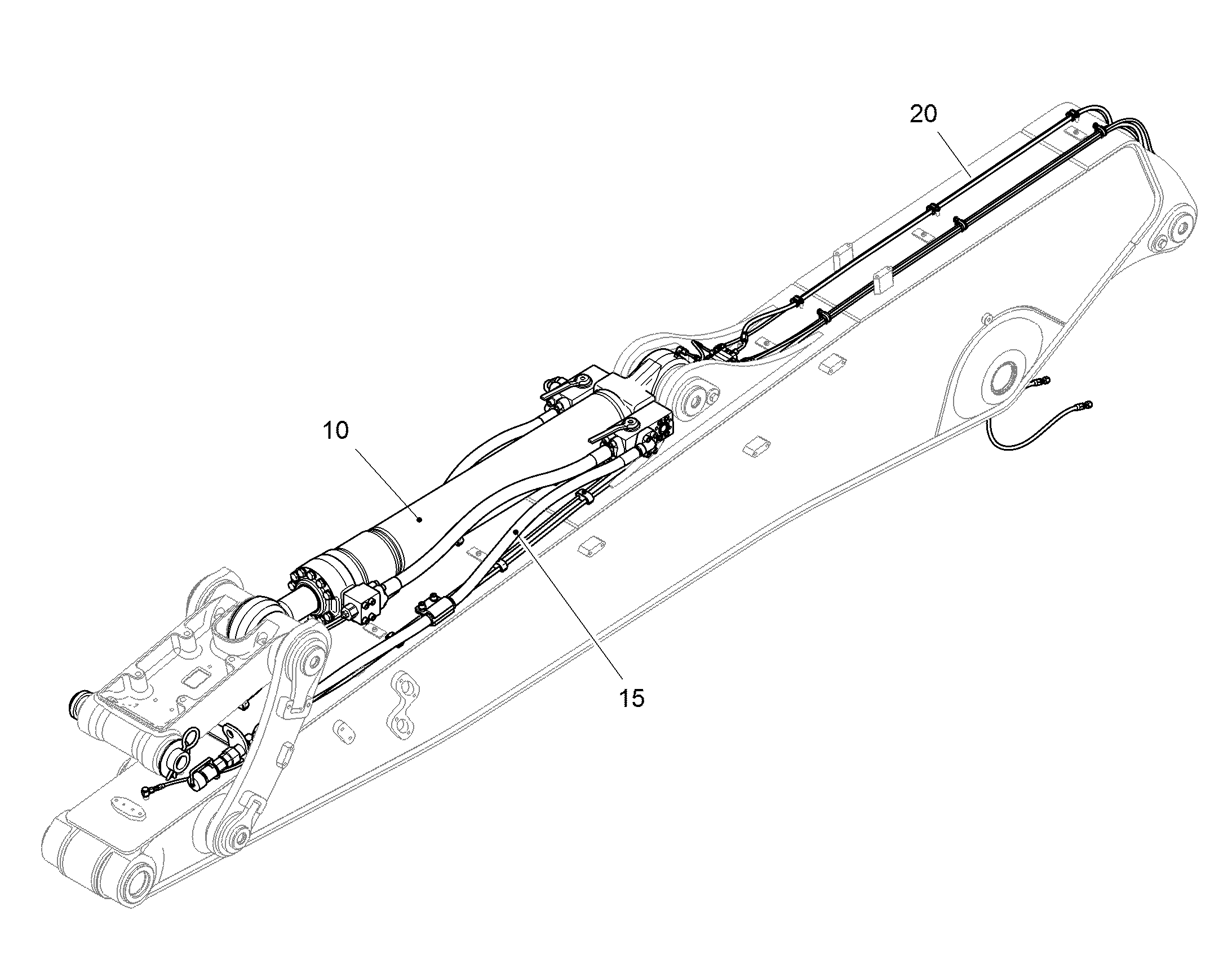 ПРОВОДКА ПРИВОД ГРЕЙФЕРА R926 11461532 LIEBHERR