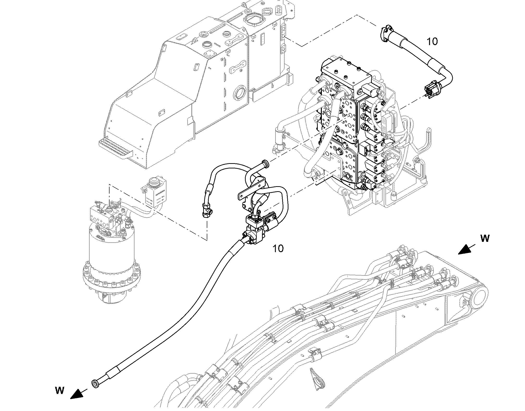 ACCESSORIES F.BUCKET ASPIRAT. 11463825 LIEBHERR