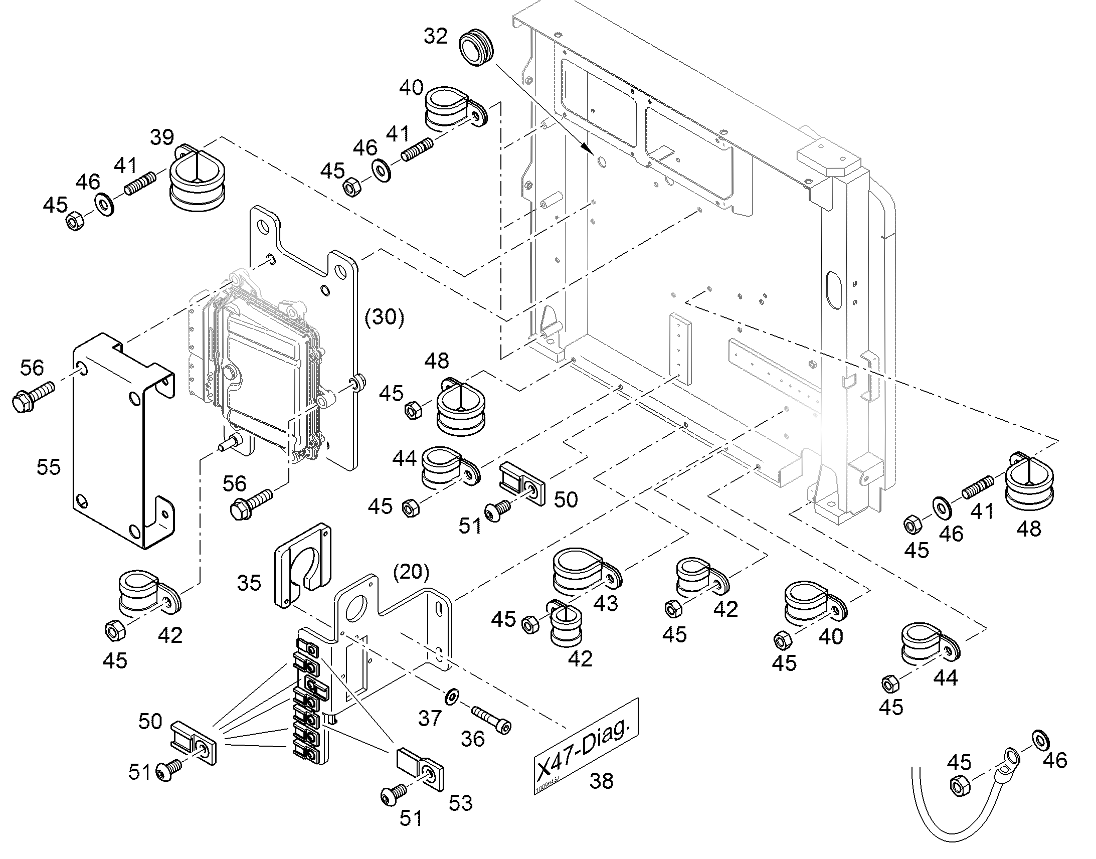 КОНСОЛЬ 10066863 LIEBHERR