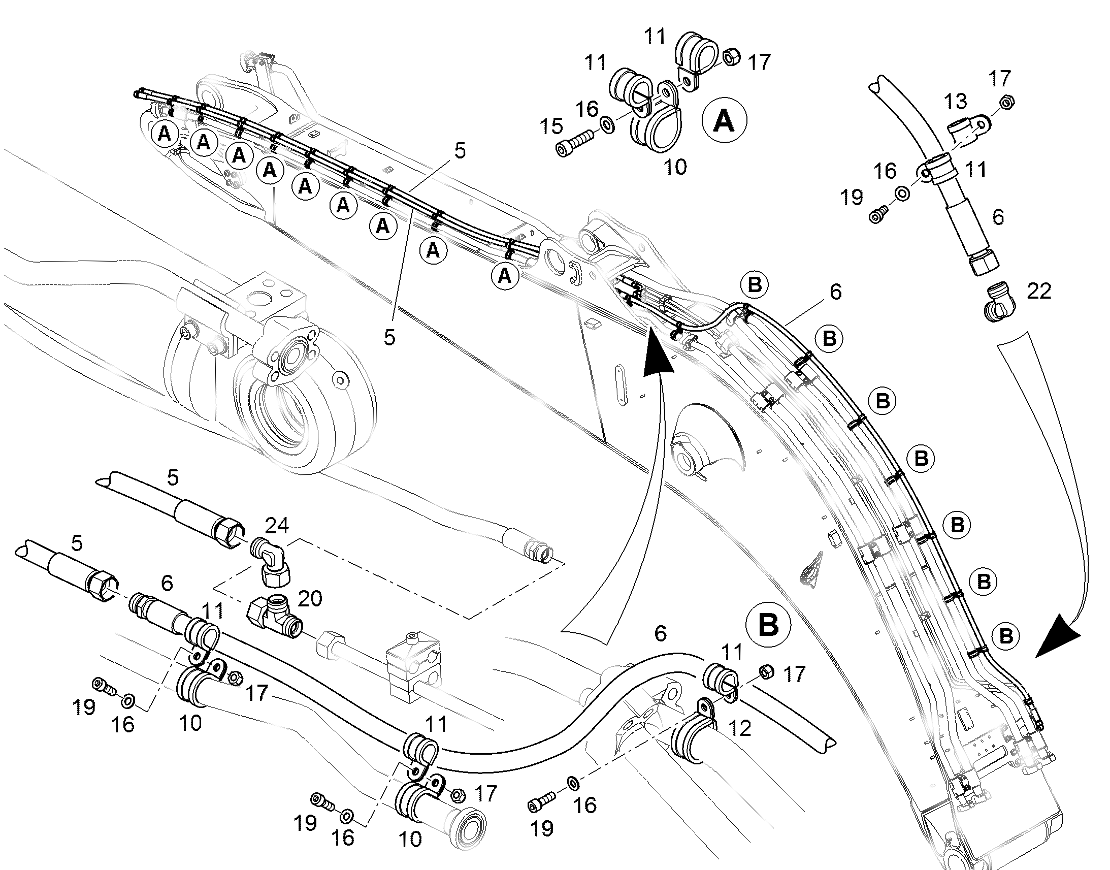 ШЛАНГ 12X3200 10043963 LIEBHERR