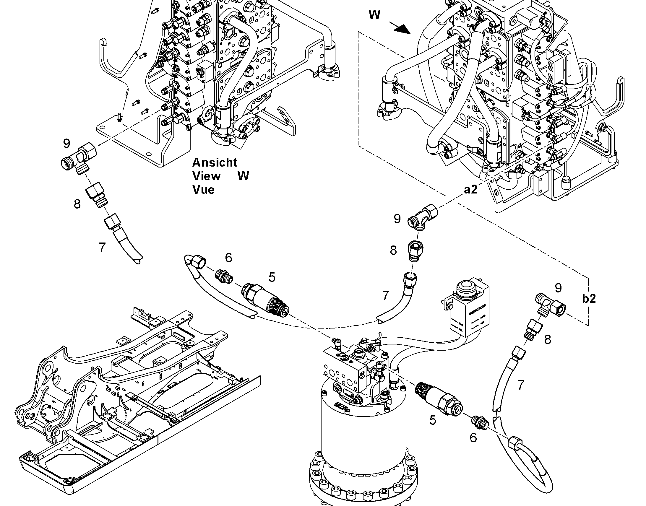 КЛАПАН ОГРАНИЧЕНИЯ ДАВЛЕНИЯ 9887636 LIEBHERR