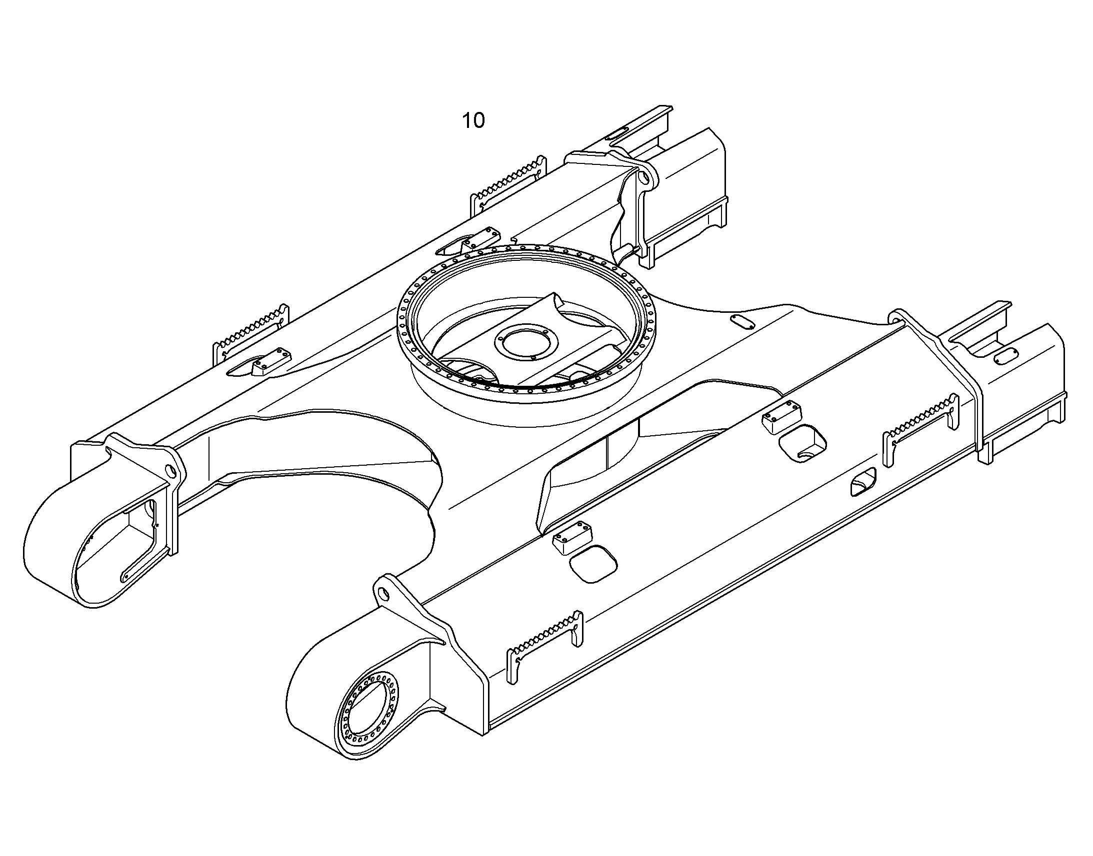 НИЖНЯЯ ТЕЛЕЖКА В СБОРЕ 11458744 LIEBHERR