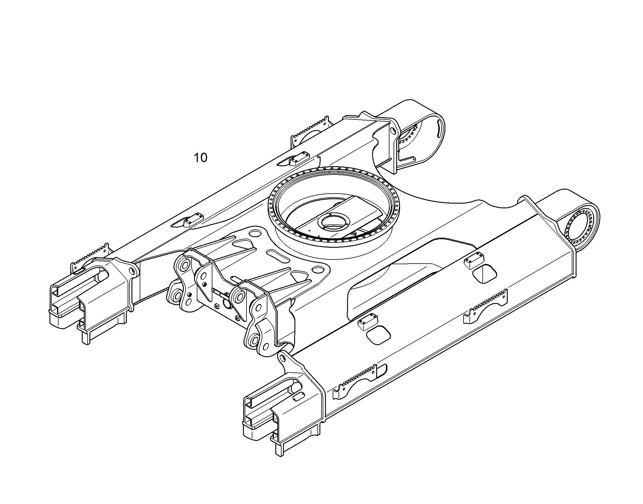 НИЖНЯЯ ТЕЛЕЖКА В СБОРЕ 11458749 LIEBHERR