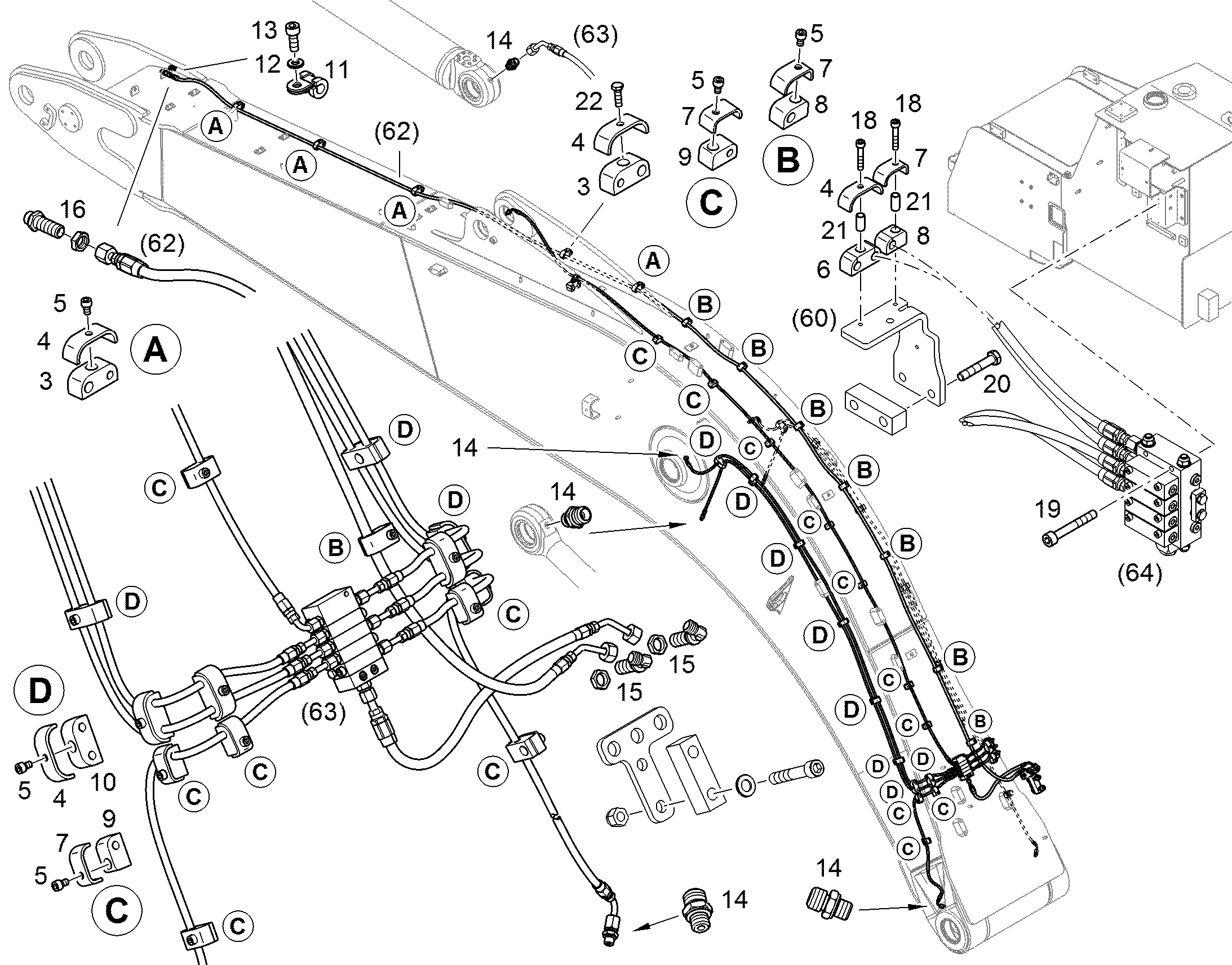 ТРУБА 9015642 LIEBHERR