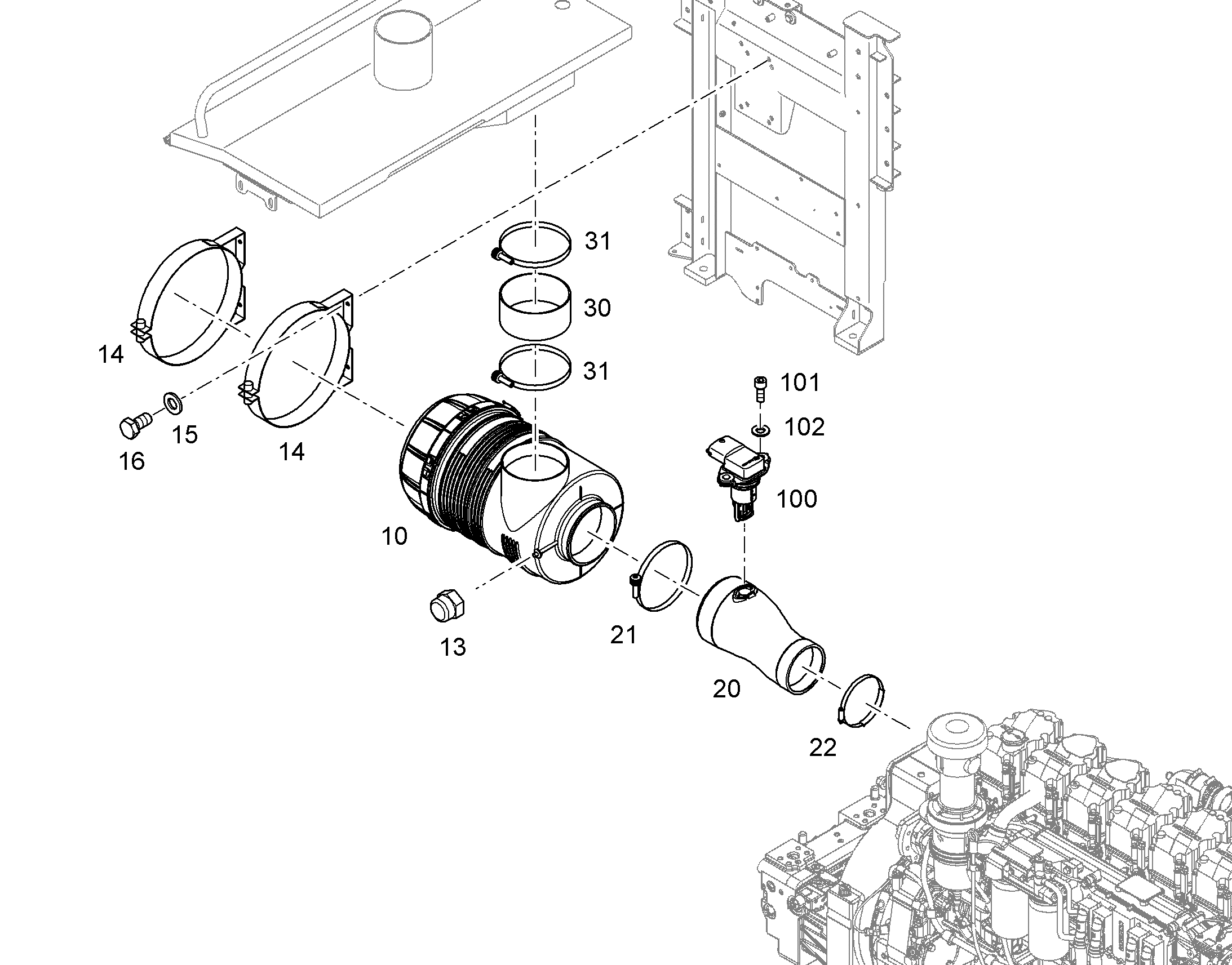 СКОБА d=336 10217172 LIEBHERR