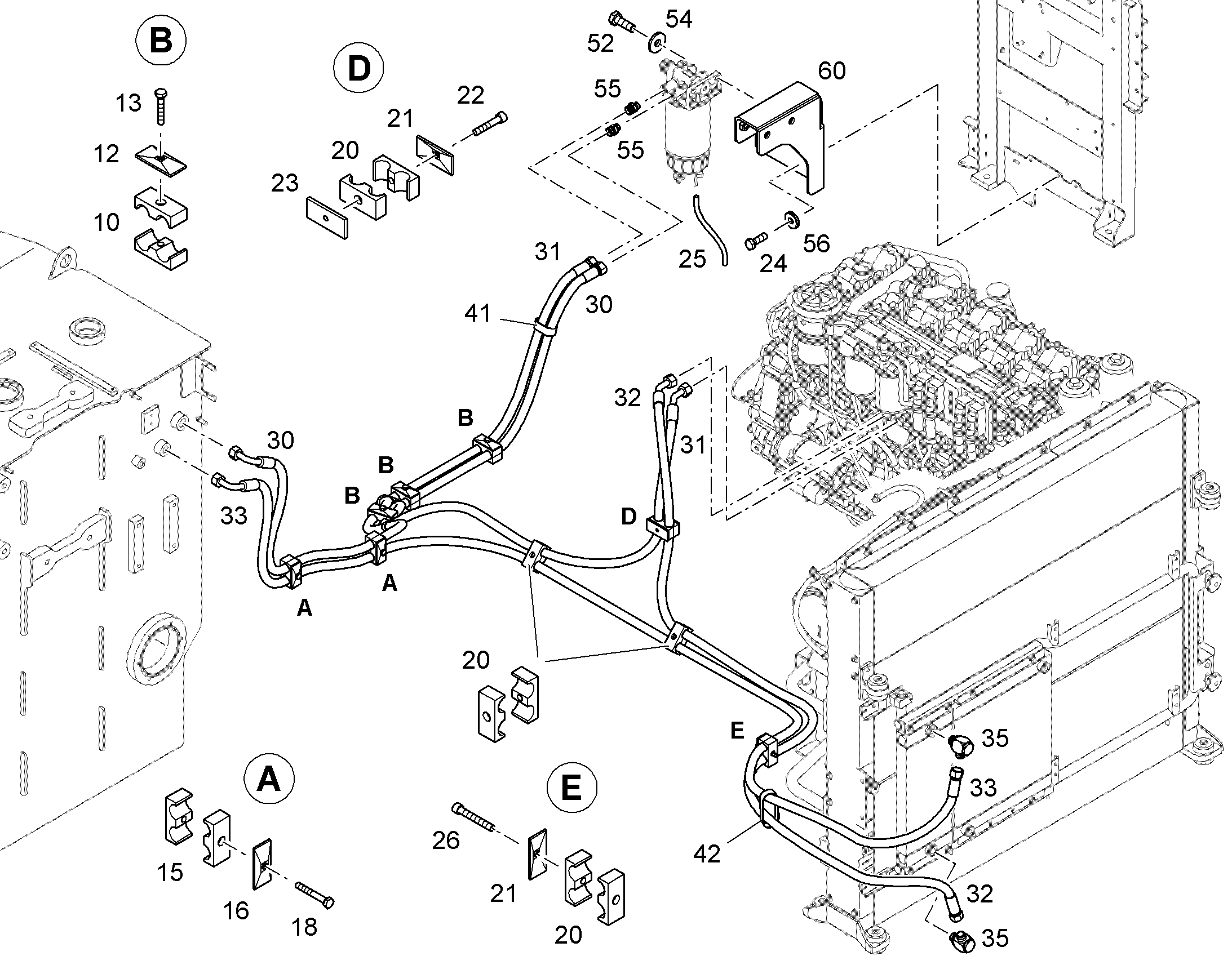 СОЕДИНЕНИЕ ПОВОРОТНОЕ РЕЗЬБ. WH 15L M22x1,5 10455238 LIEBHERR