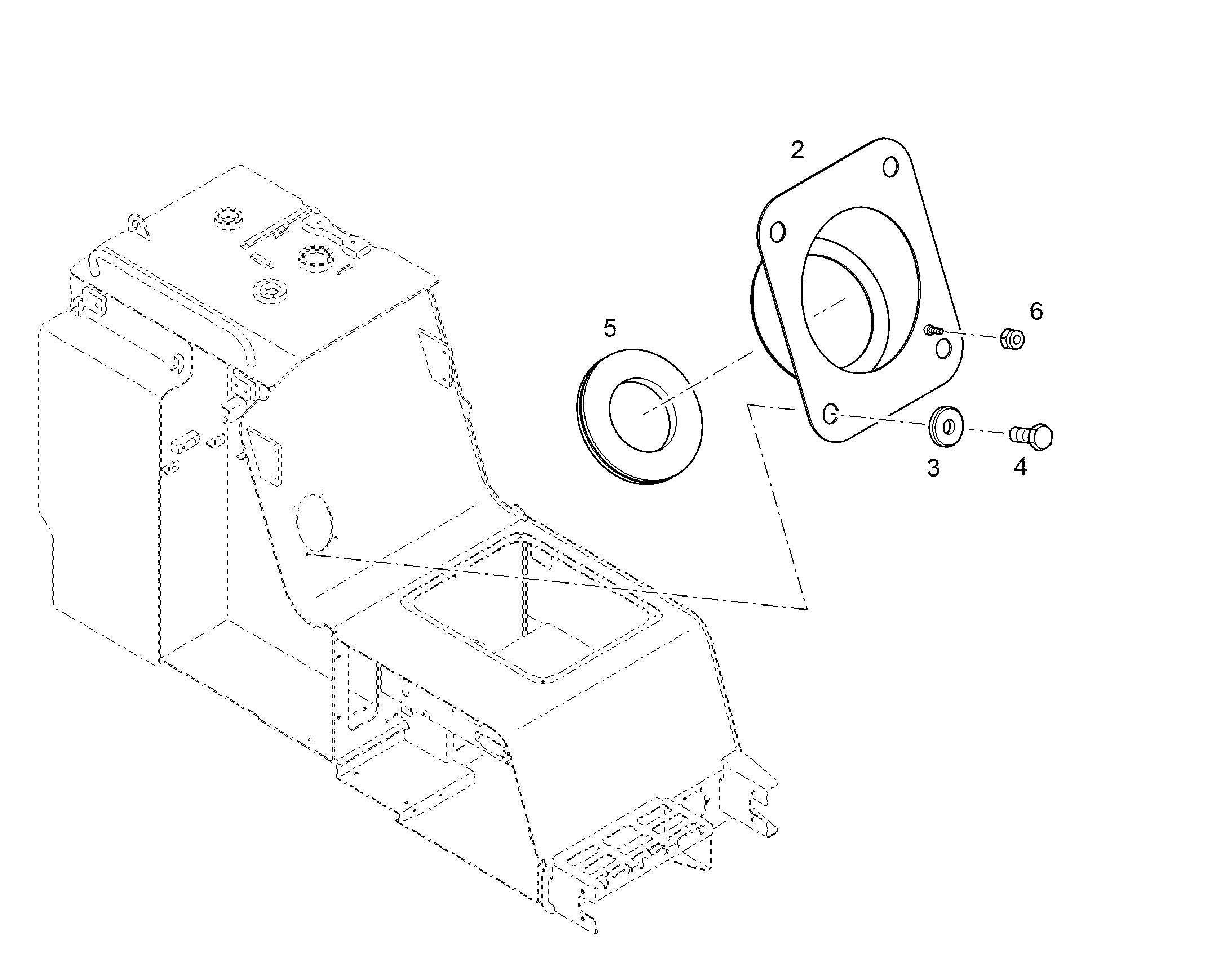 ШЕСТИГРАННАЯ ГАЙКА M4 12227148 LIEBHERR