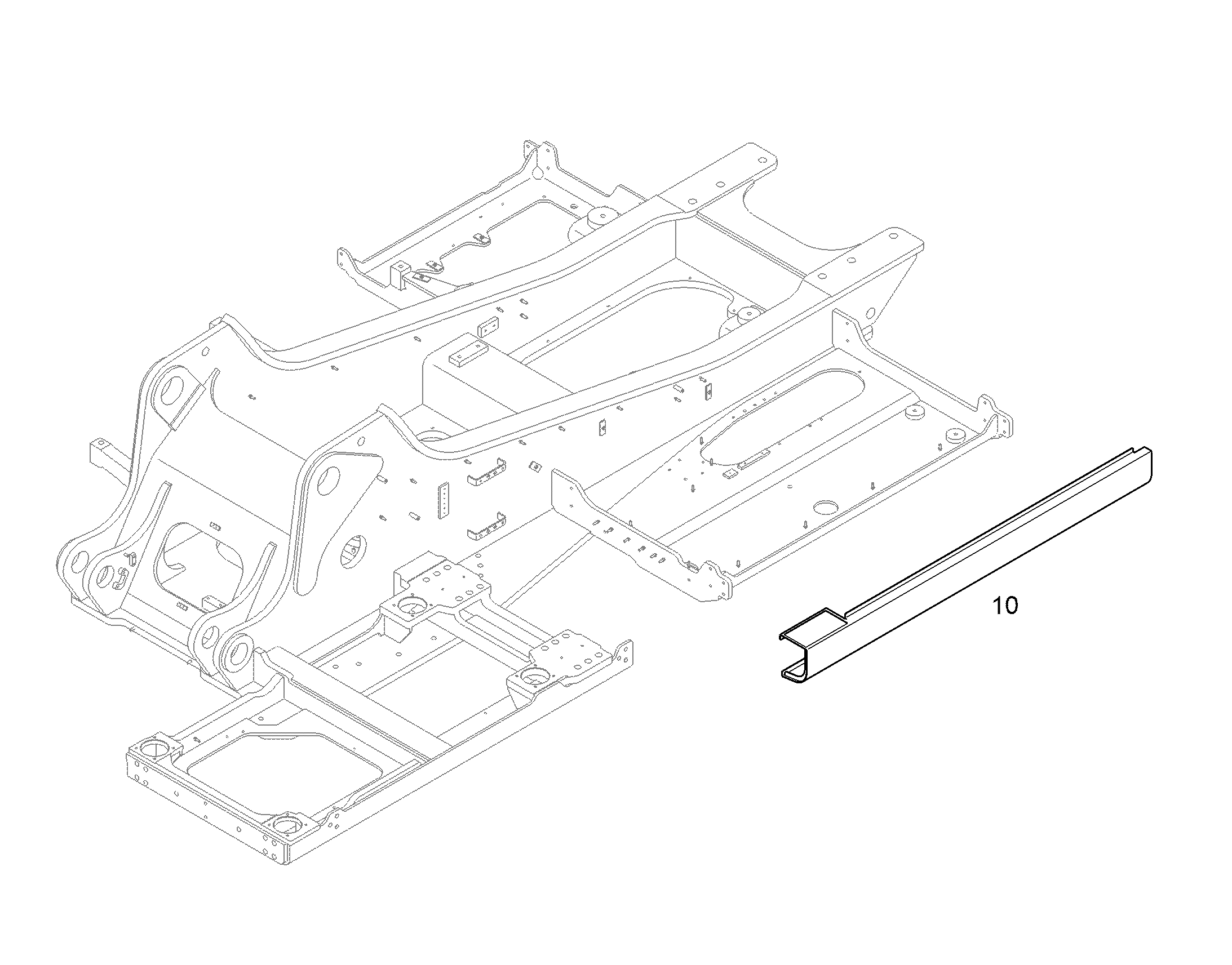 ОБШИВКА ПОВОРОТНОЙ ПЛАТФОРМЫ 11452641 LIEBHERR