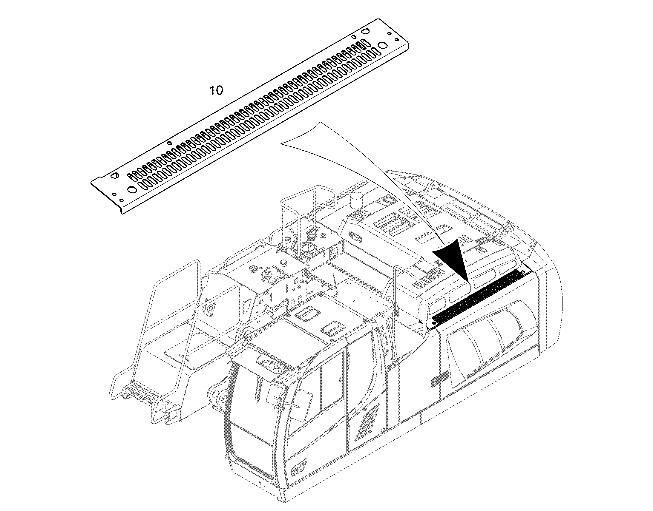 КАПОТ ЛЕВЫЙ 10392022 LIEBHERR