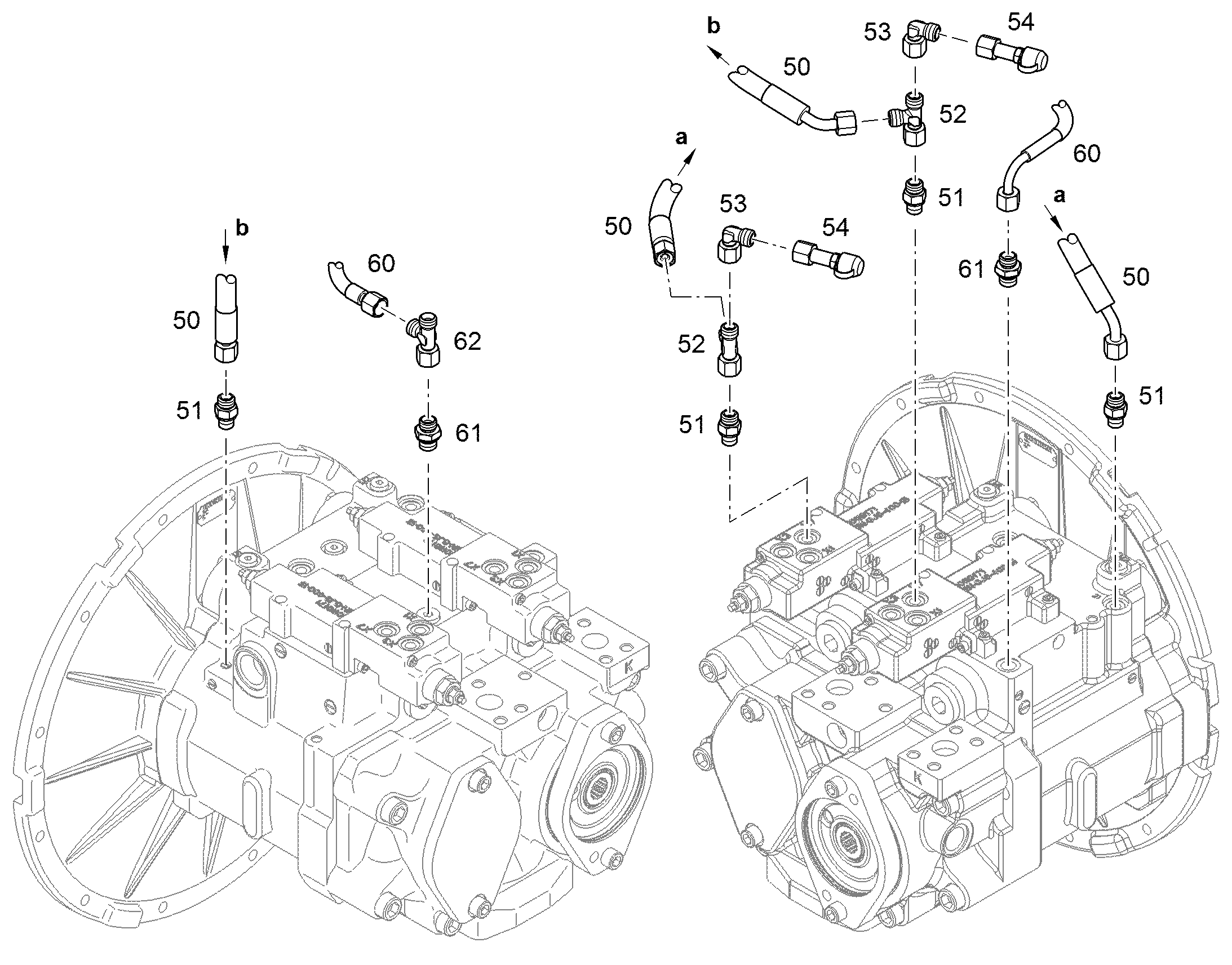 ШЛАНГ 6X550 10323674 LIEBHERR