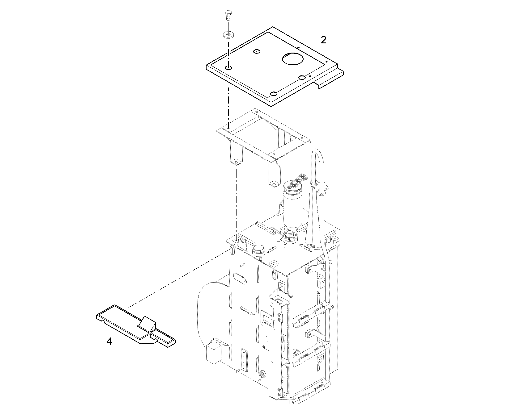 BOX FRONT LEFT 10853095 LIEBHERR