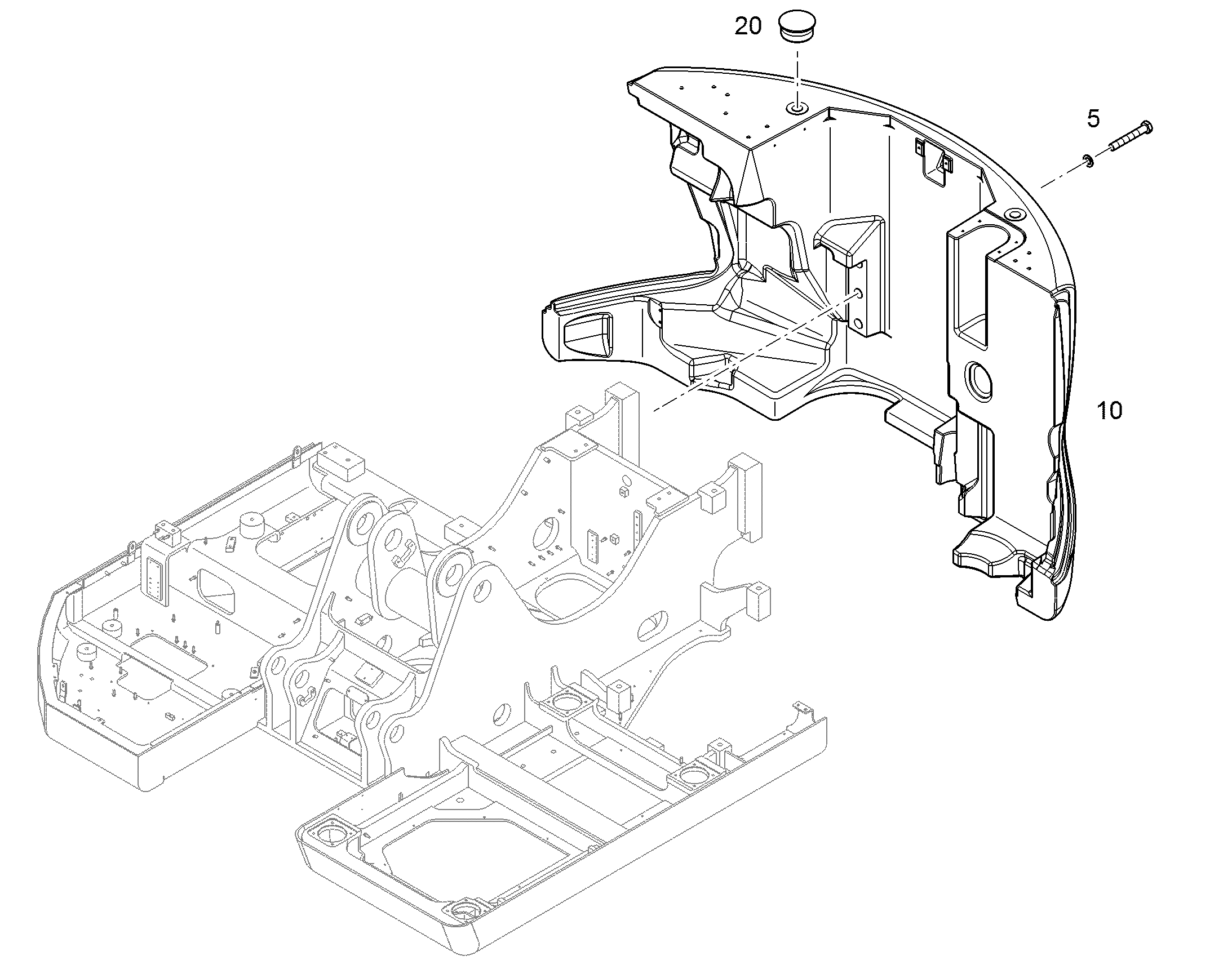 ВСТРОЕННЫЕ ДЕТАЛИ 10836968 LIEBHERR
