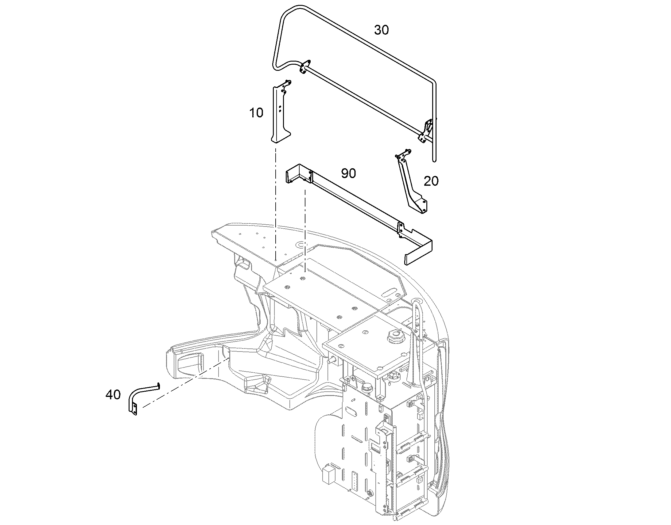 РУЧКА 11454474 LIEBHERR