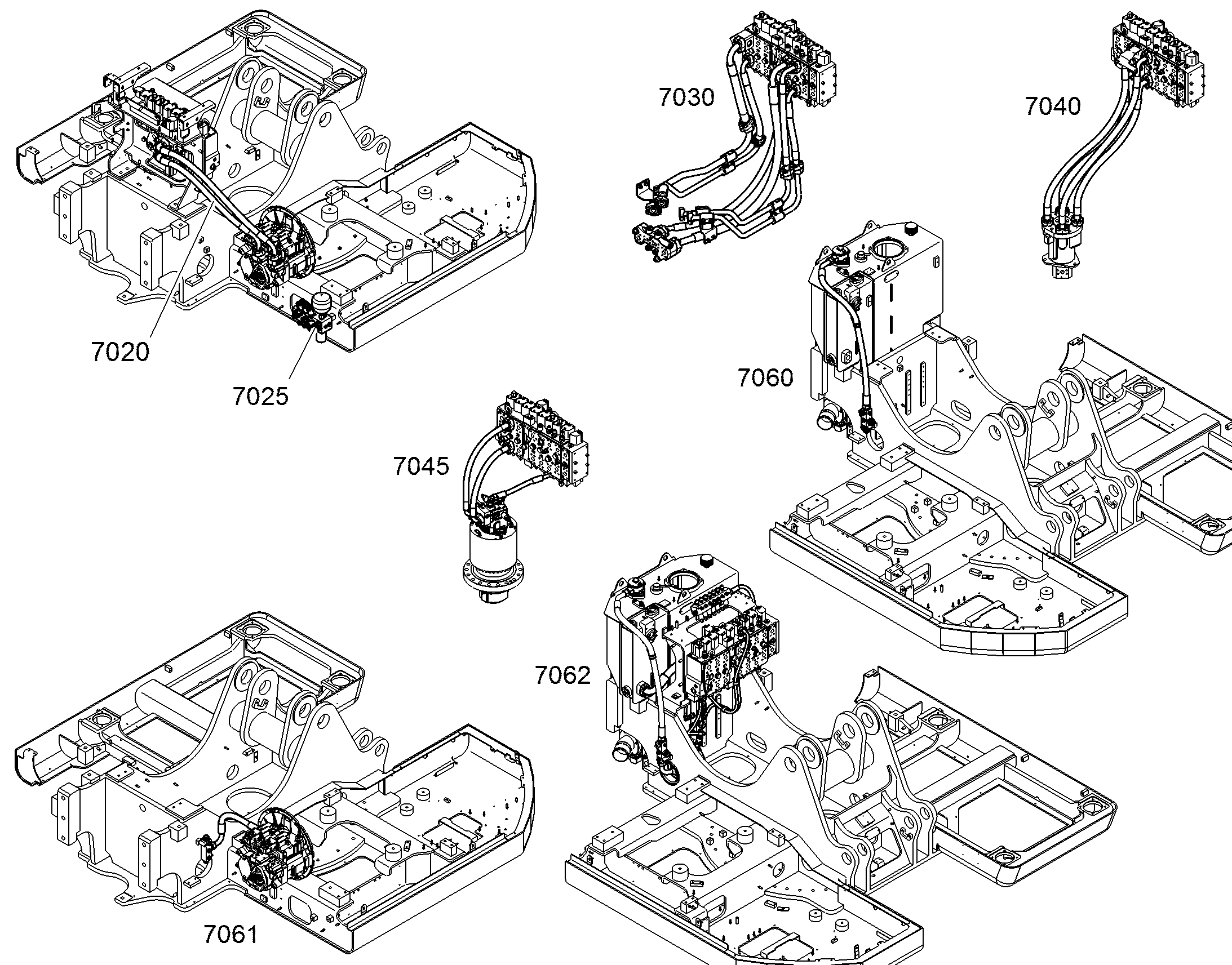 СЛИВНЫЕ ЛИНИИ РАСПРЕДЕЛИТЕЛЯ 10860255 LIEBHERR
