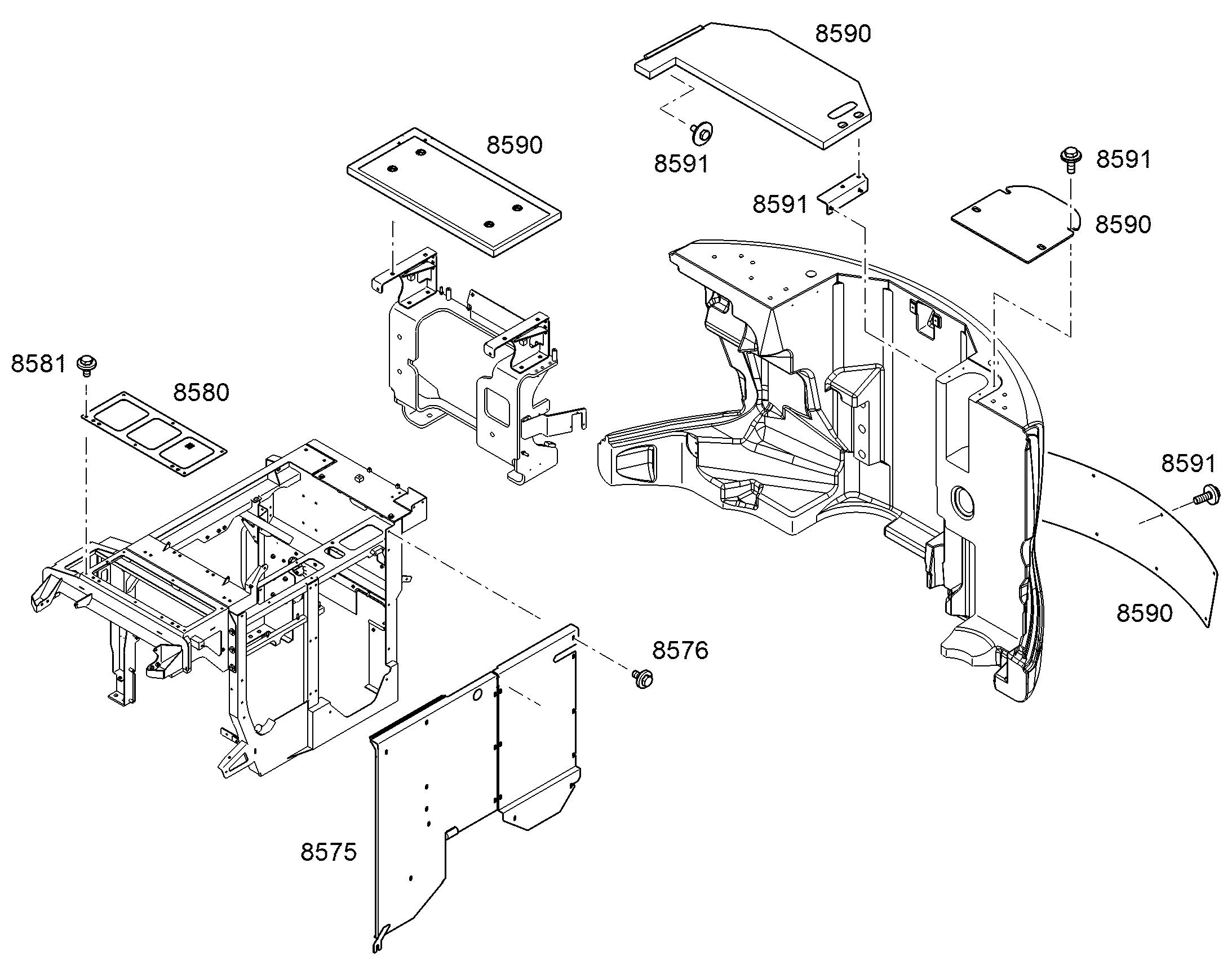 ДЕТАЛИ КРЕПЛЕНИЯ 10852841 LIEBHERR