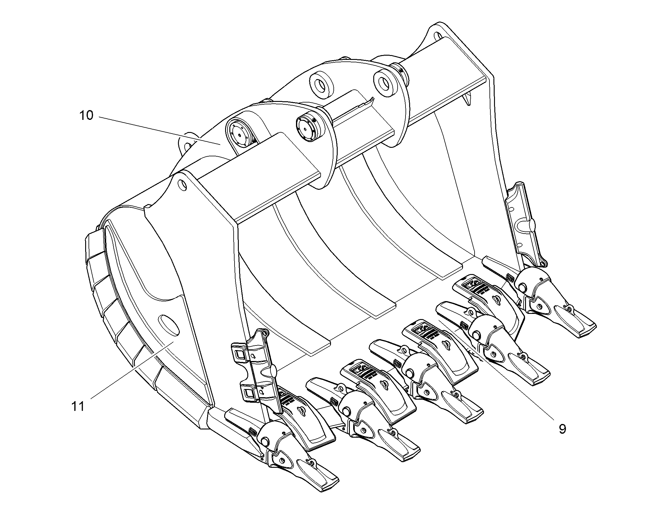 ЗАБРАЛО КОВША 10849302 LIEBHERR