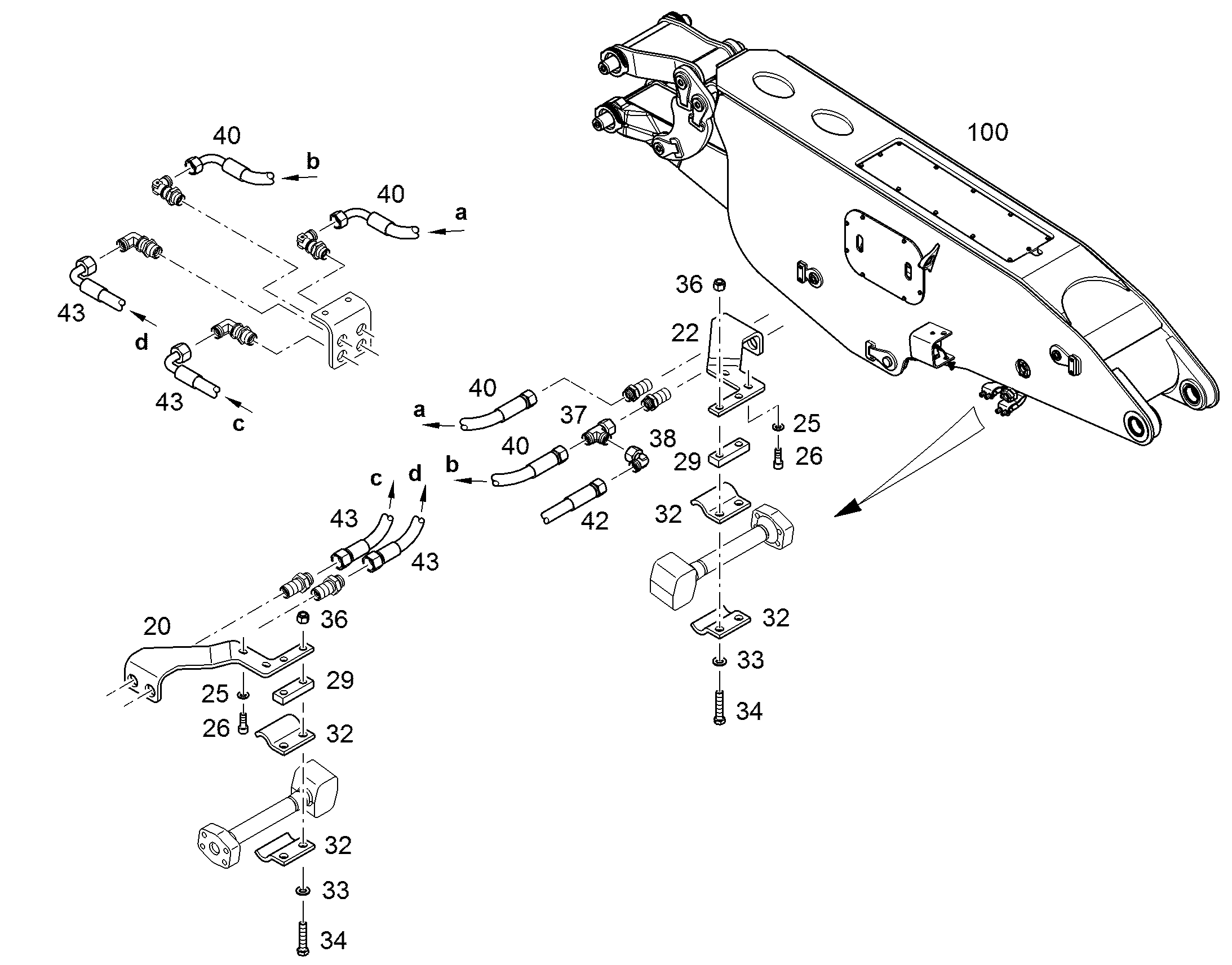 ШЛАНГ 12X1150 10002235 LIEBHERR