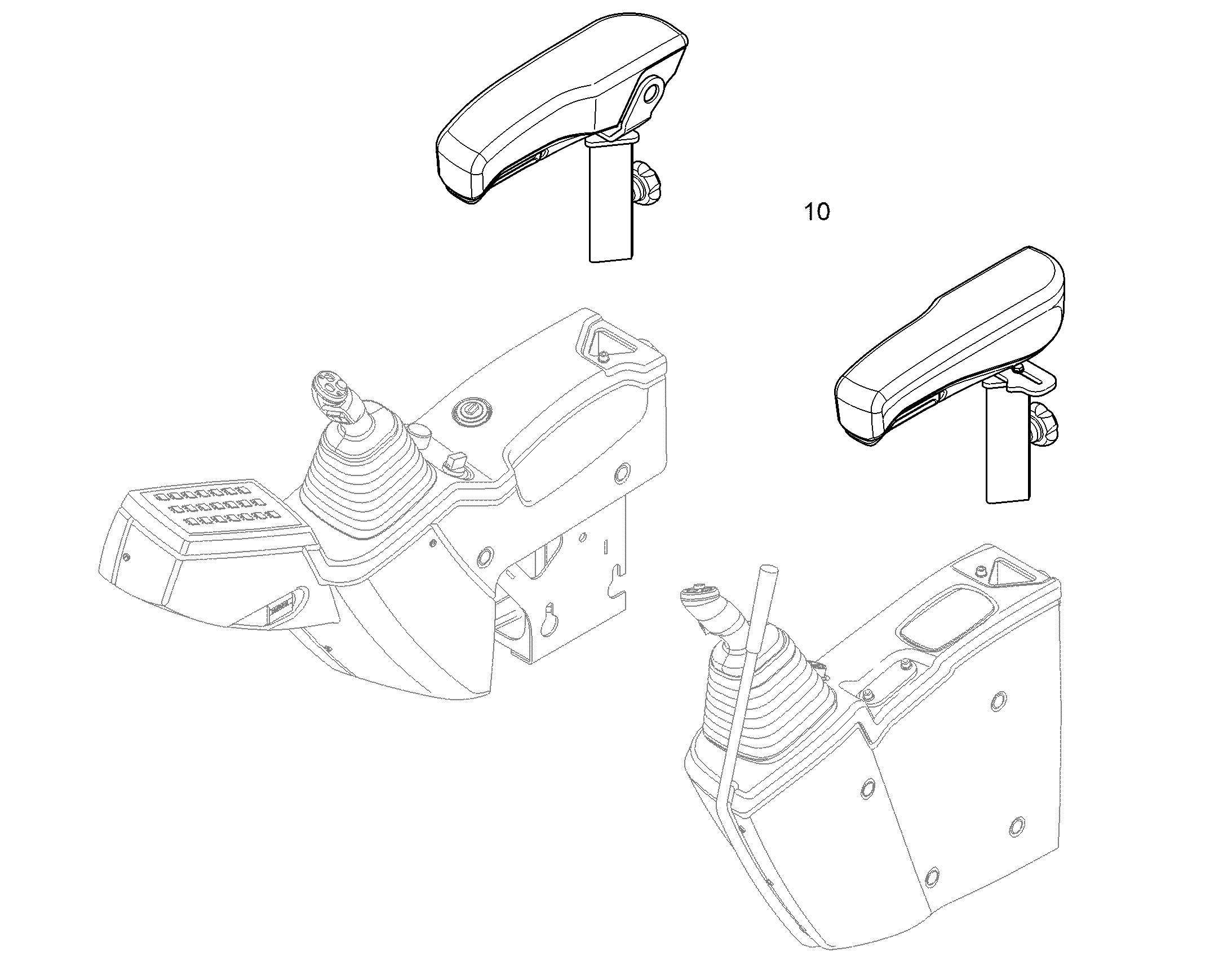 ПОДЛОКОТНИК 94078004 LIEBHERR