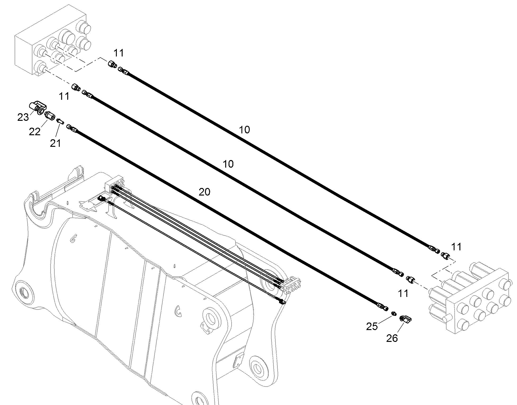 МУФТА СОЕДИНИТЕЛЬНАЯ 774372608 LIEBHERR