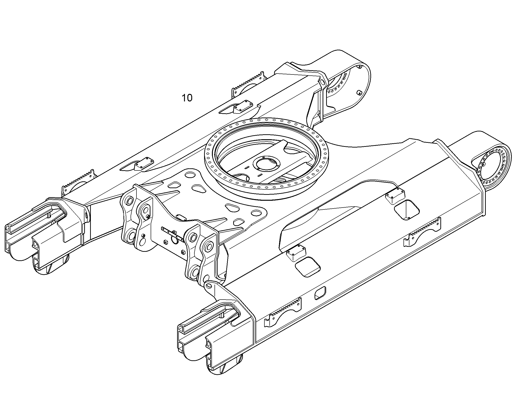 НИЖНЯЯ ТЕЛЕЖКА В СБОРЕ 11463369 LIEBHERR