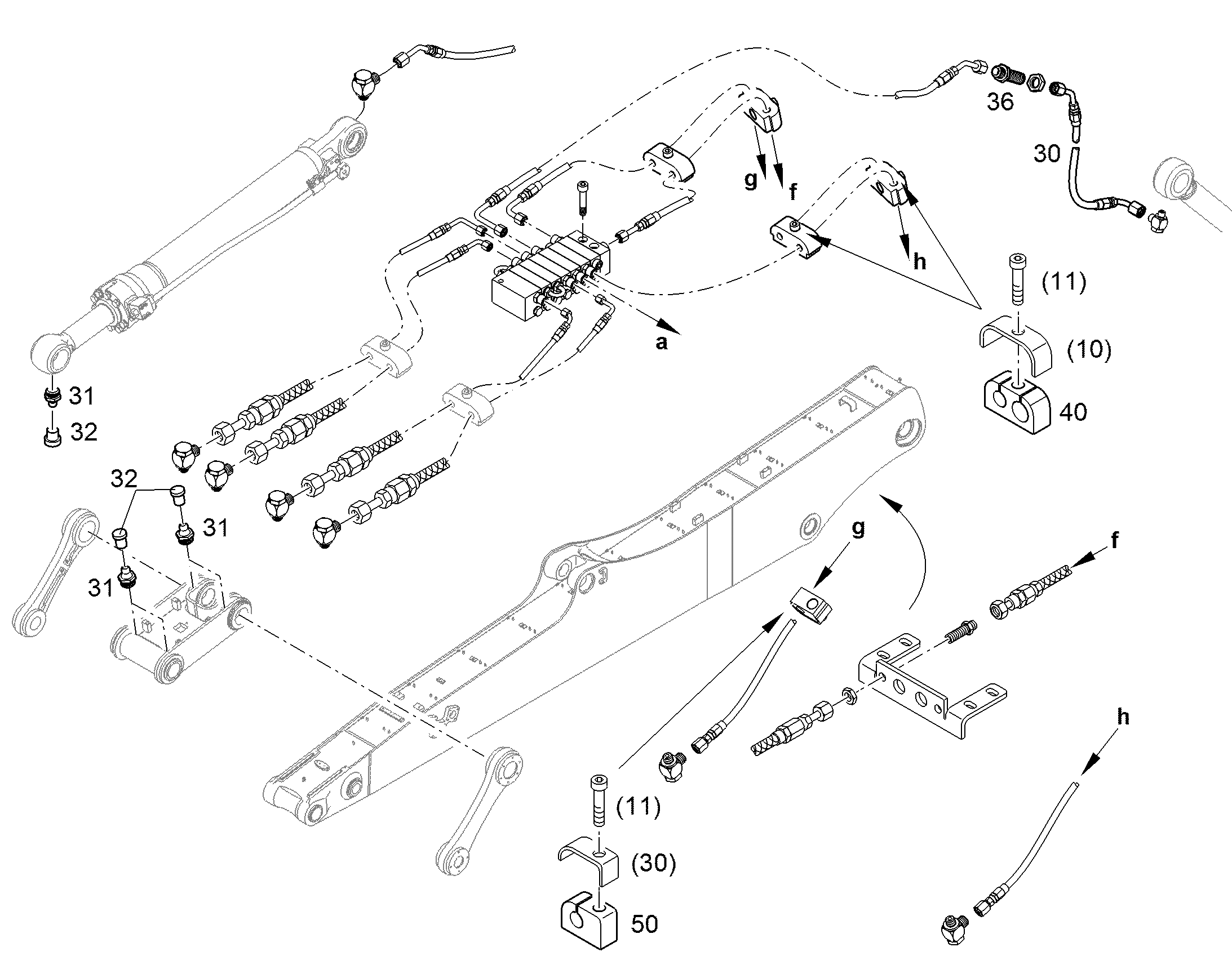 ШЛАНГ 4X807 10297949 LIEBHERR