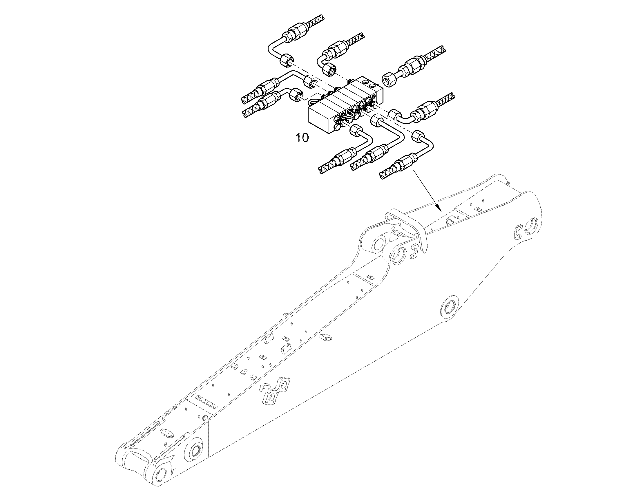 ЦЕНТРАЛИЗОВАННАЯ СМАЗКА 11457215 LIEBHERR
