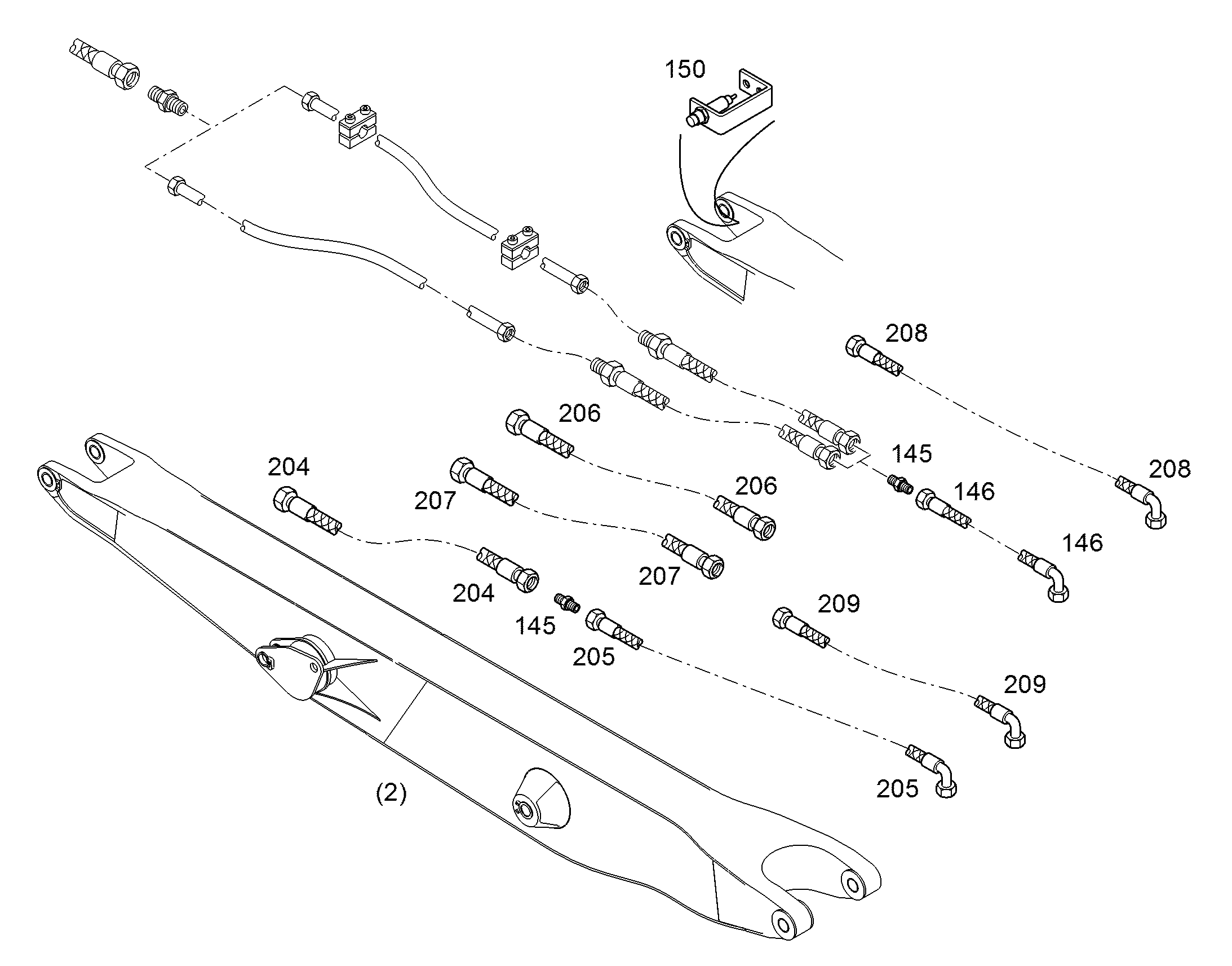 ШЛАНГ 12X5000 5618680 LIEBHERR