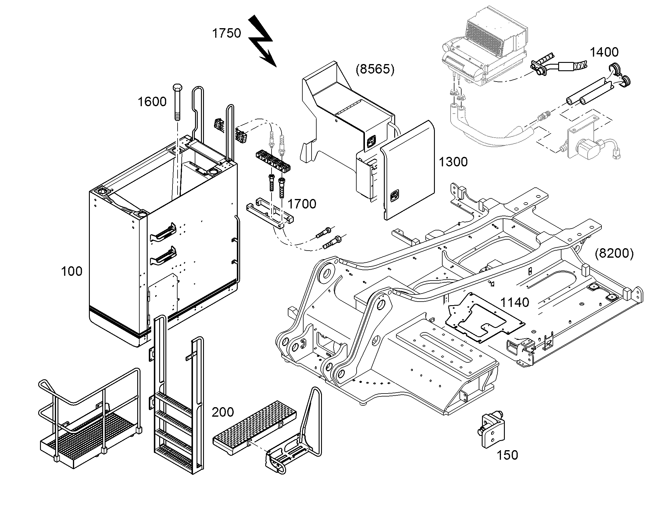 ШЛАНГИ ОТОПЛЕНИЯ, КОНДИЦИОНЕРА 10378196 LIEBHERR