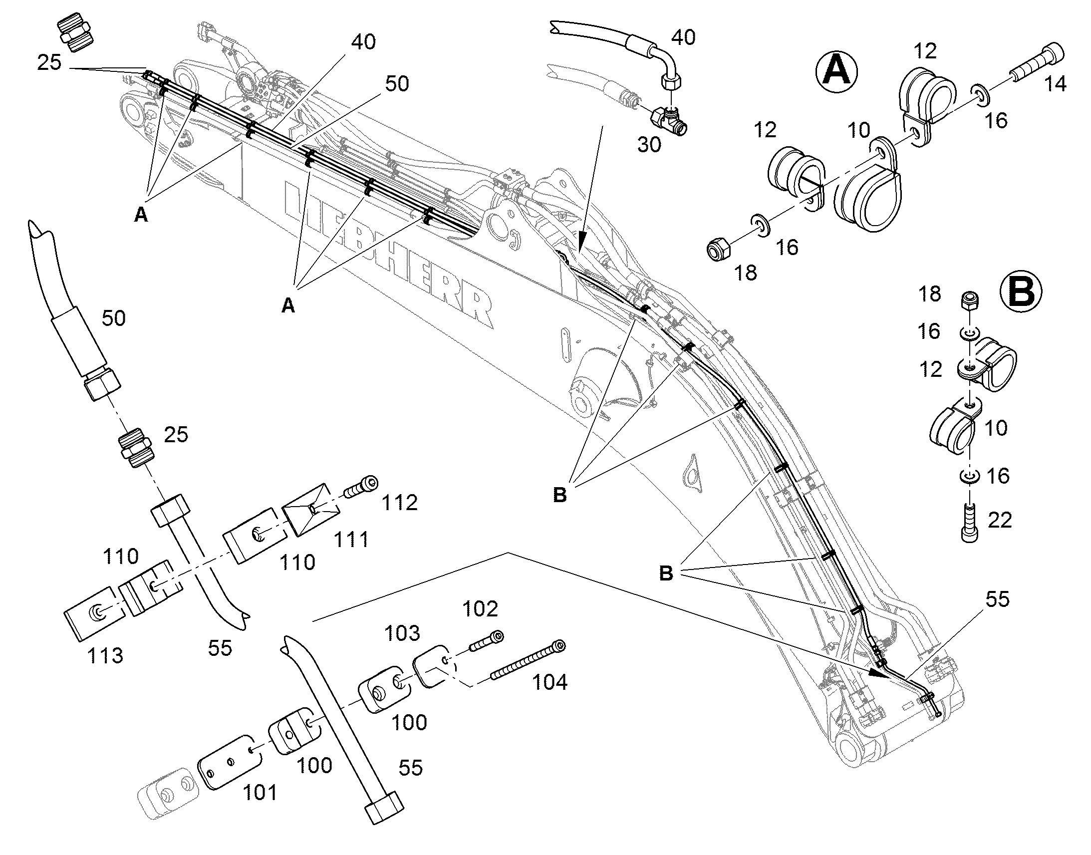 КОНСОЛЬ 10388074 LIEBHERR