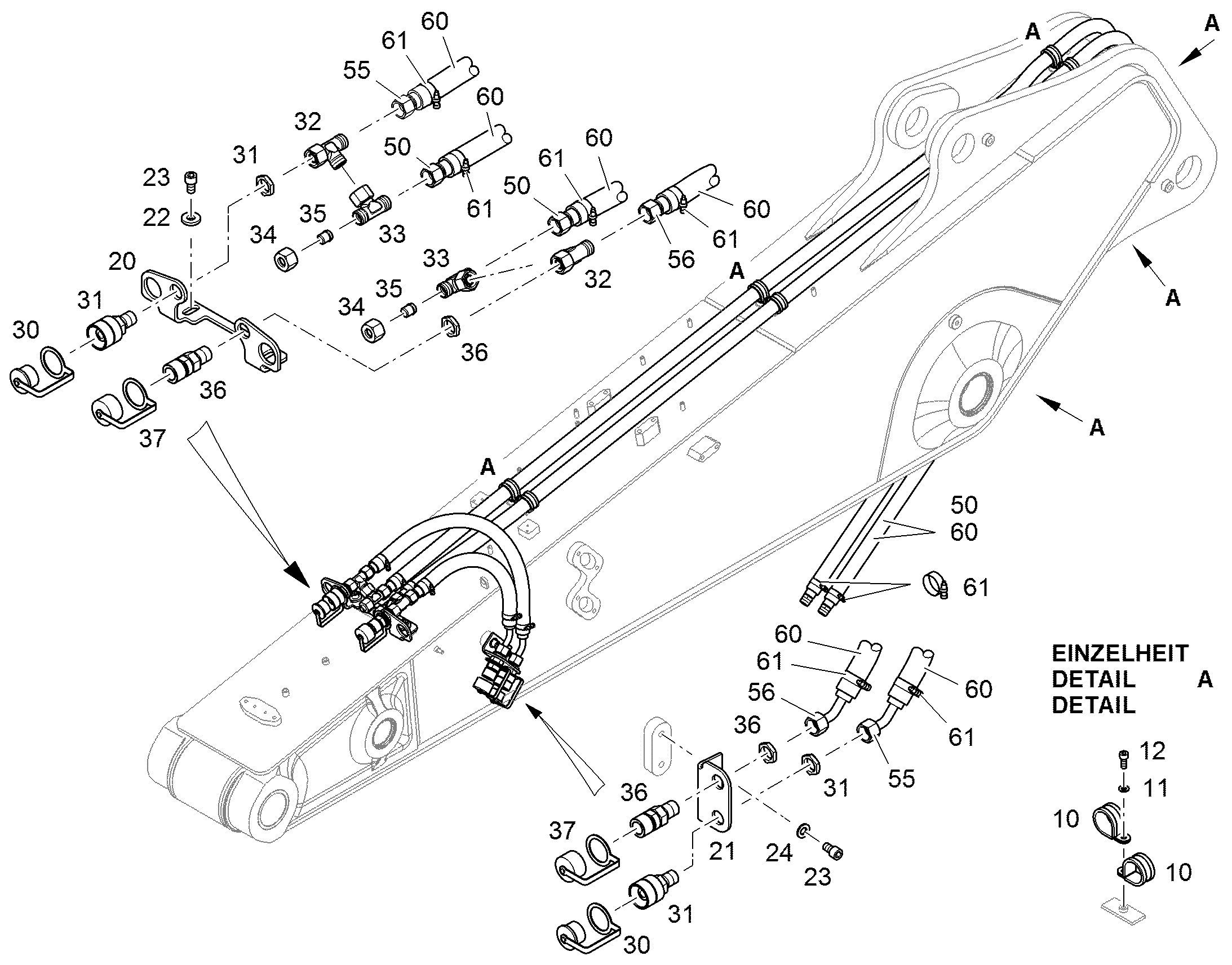 ШЛАНГ 12X4400 10004556 LIEBHERR