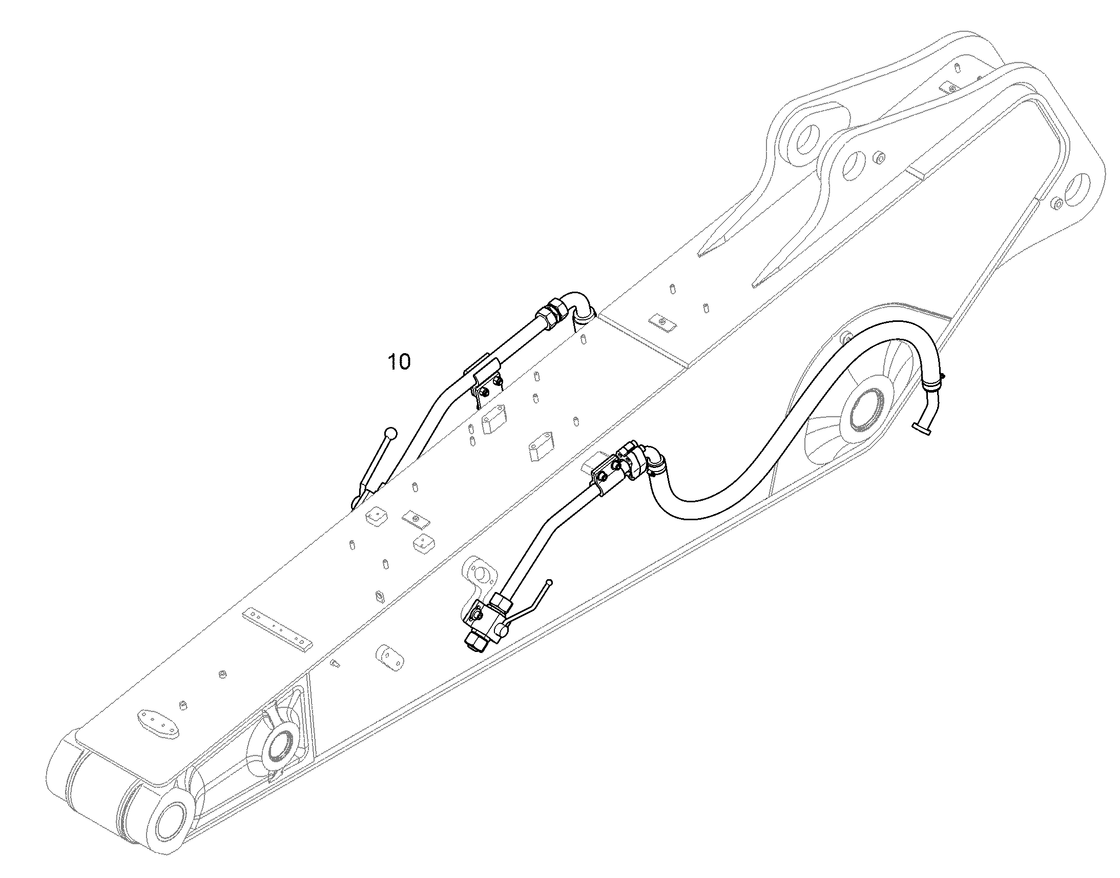 ПРОВОДКА МОНТАЖ AHS 11463655 LIEBHERR
