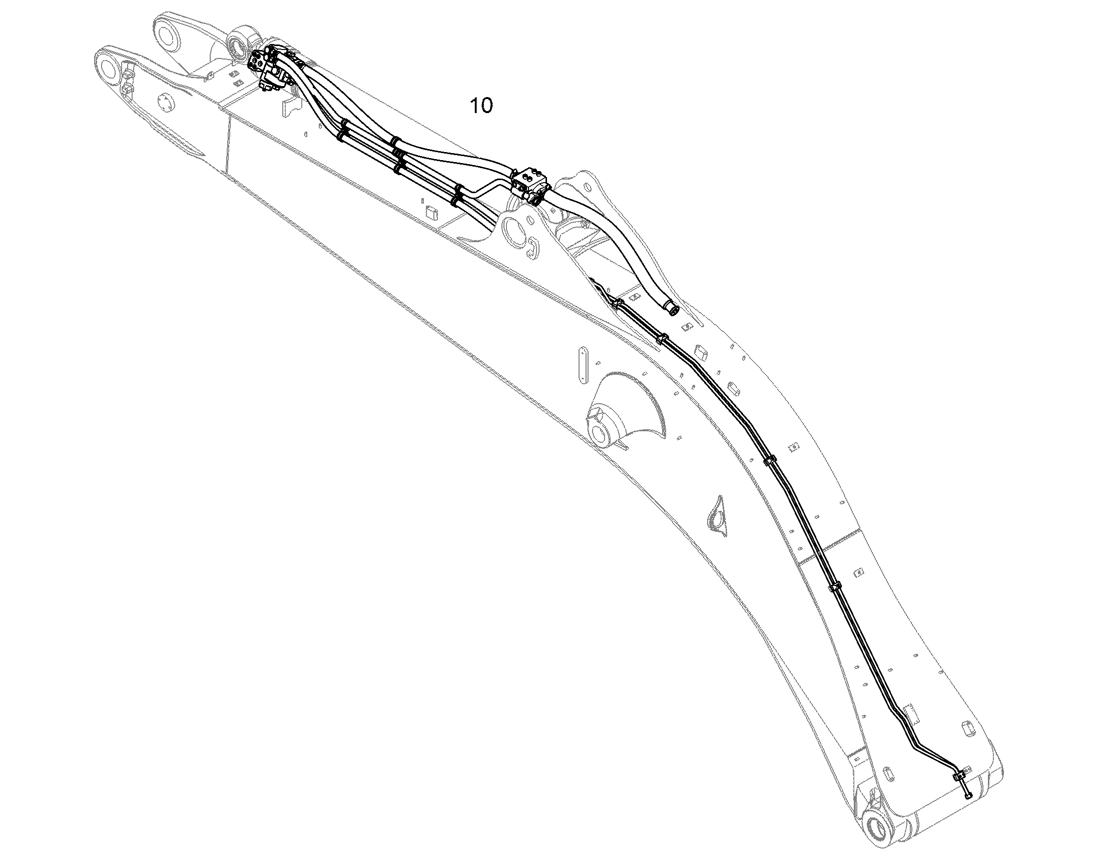 ЗАЩ.ТРУБЫ ЦИЛ.РУК. 11463719 LIEBHERR