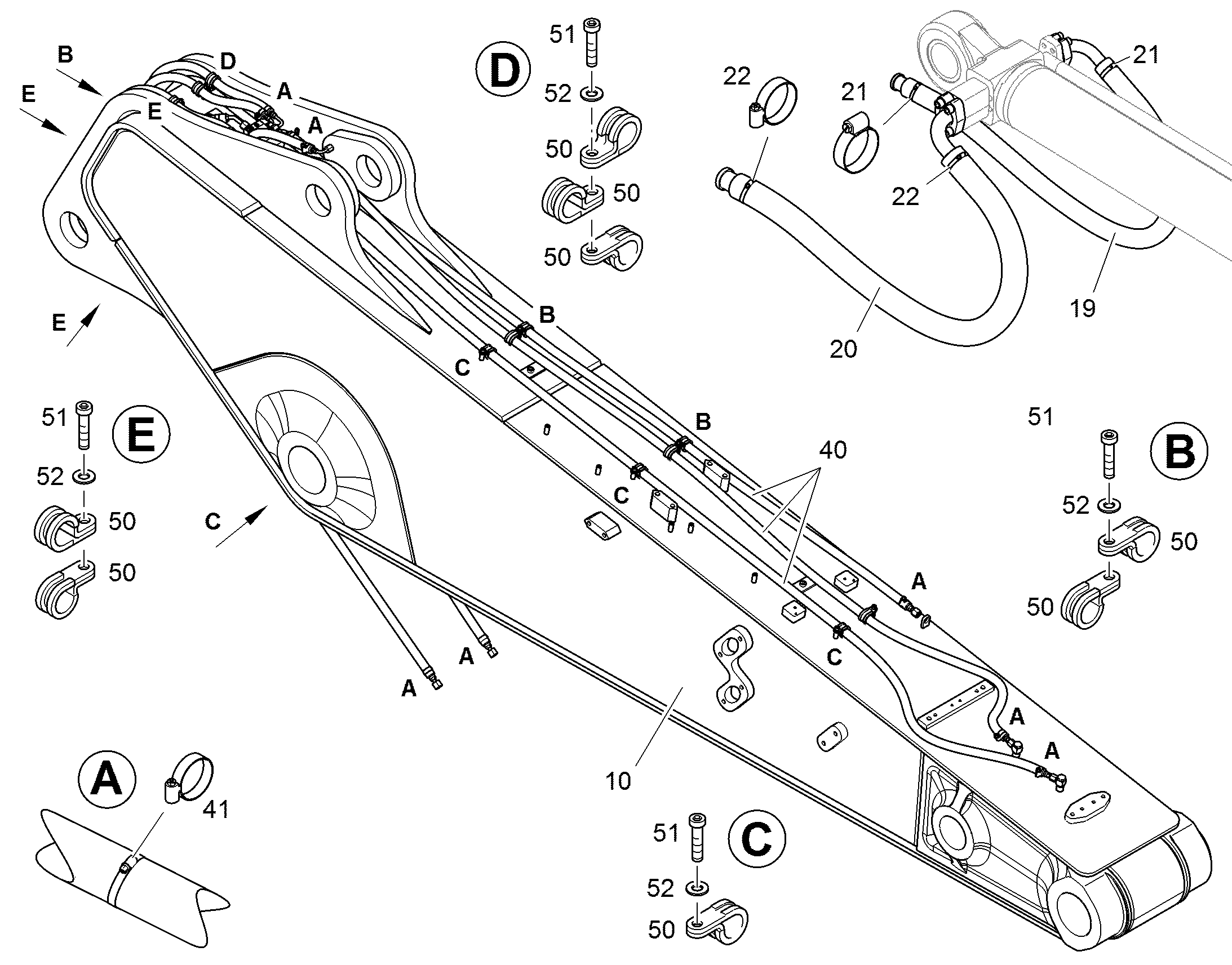 FIRESLEEVE 7405370 LIEBHERR