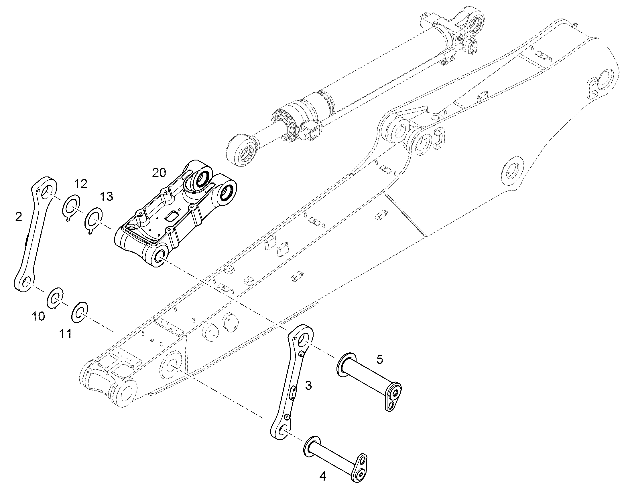 СЕРЬГА СОЕДИНИТЕЛЬНАЯ 10835109 LIEBHERR