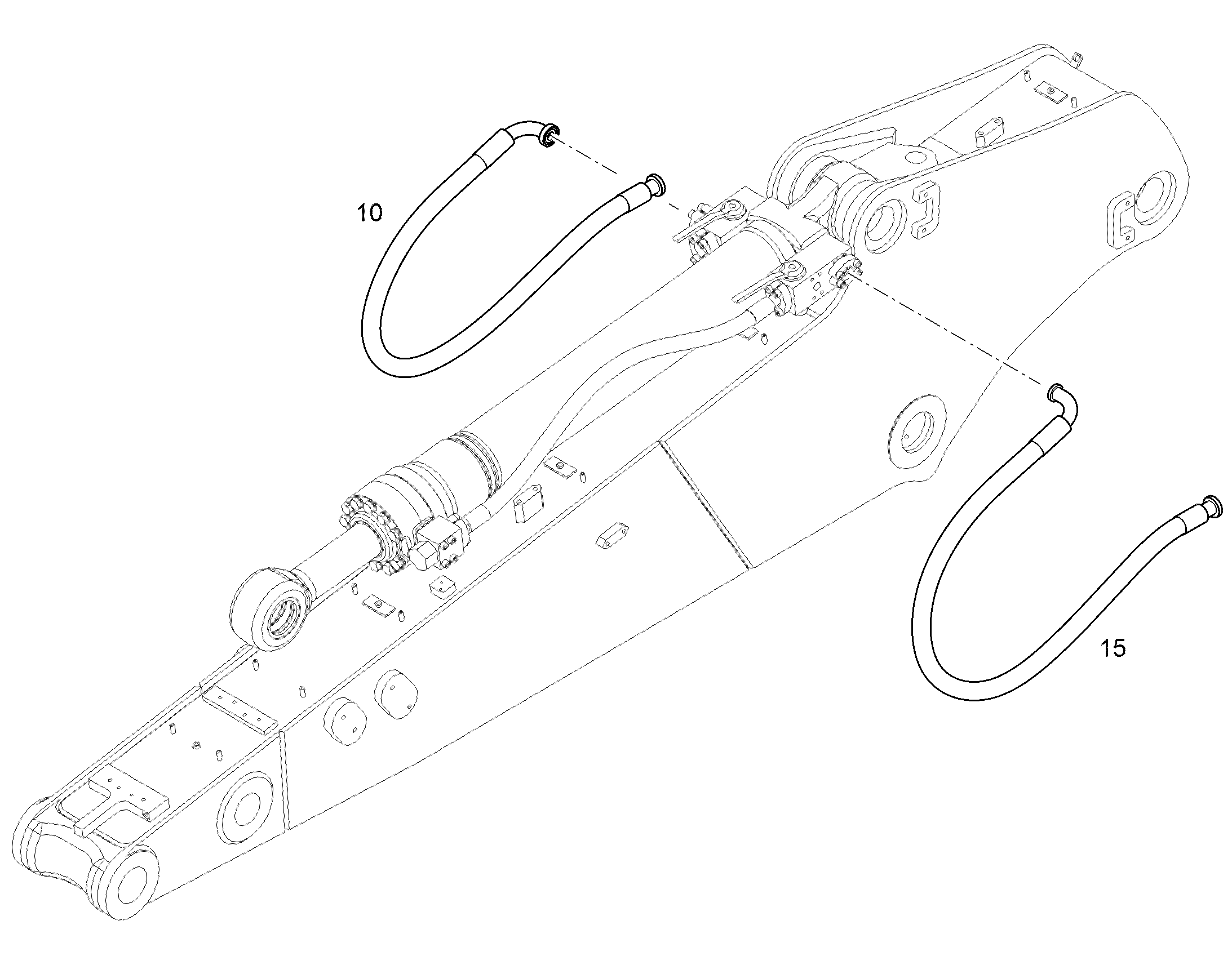 ШЛАНГ 25X1650 7001909 LIEBHERR
