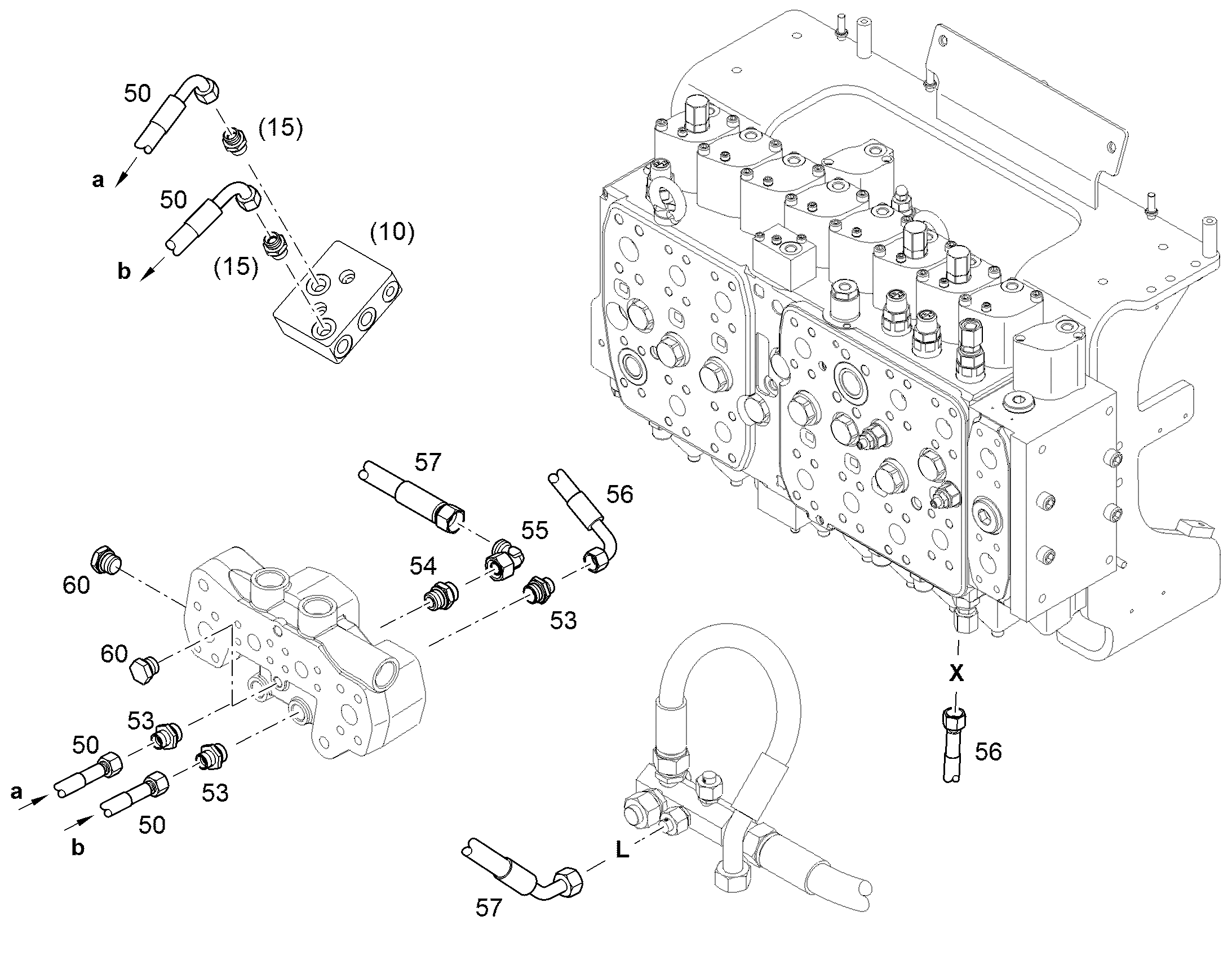 ШЛАНГ 12X650 7413028 LIEBHERR