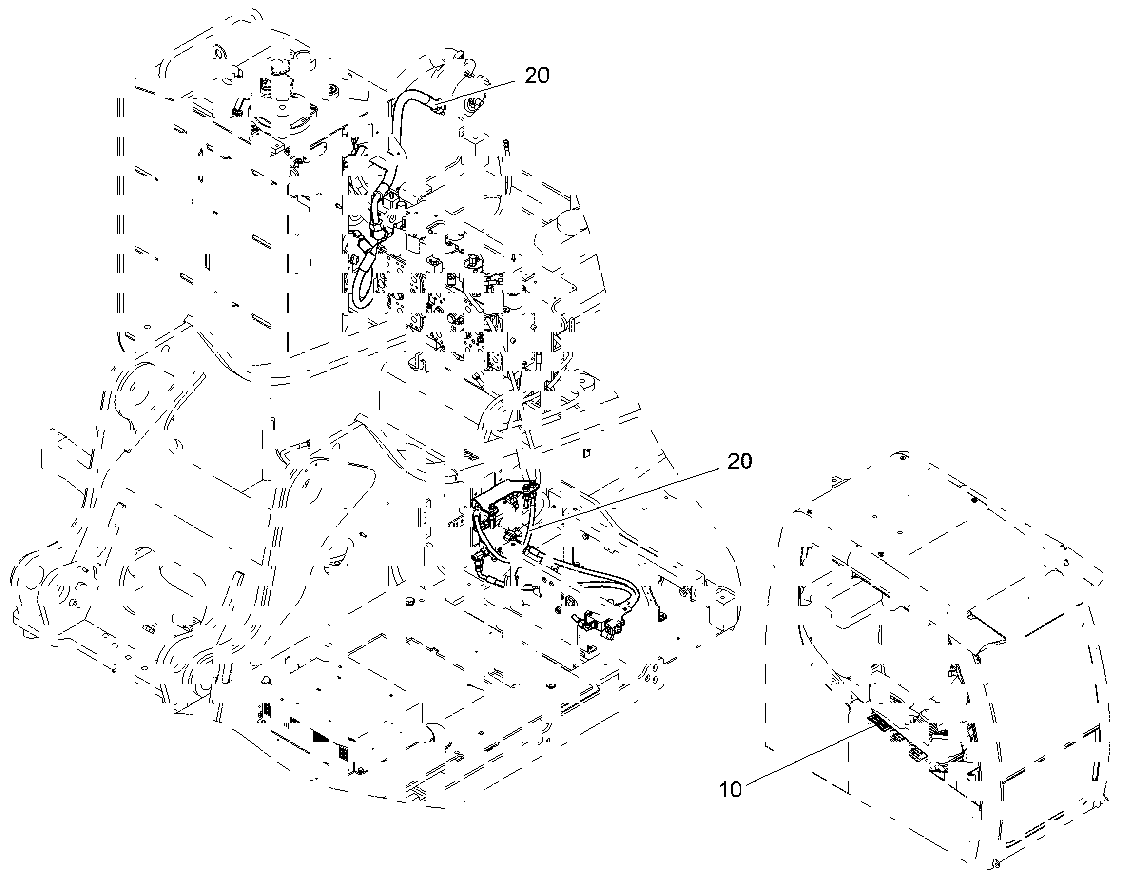 PREP.FOR SWIVEL ROTATOR 11463560 LIEBHERR