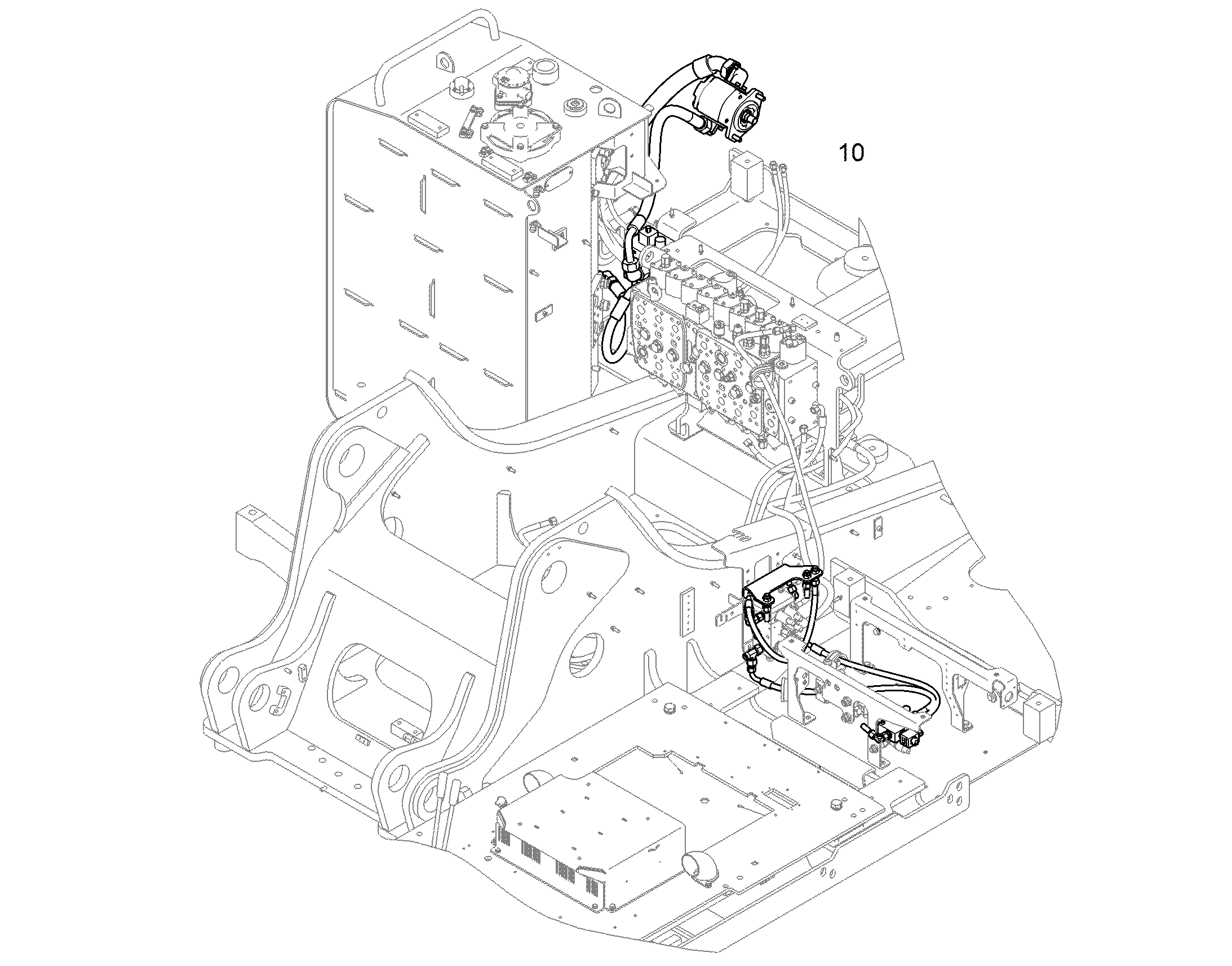 PREP.FOR SWIVEL ROTATOR 11463647 LIEBHERR