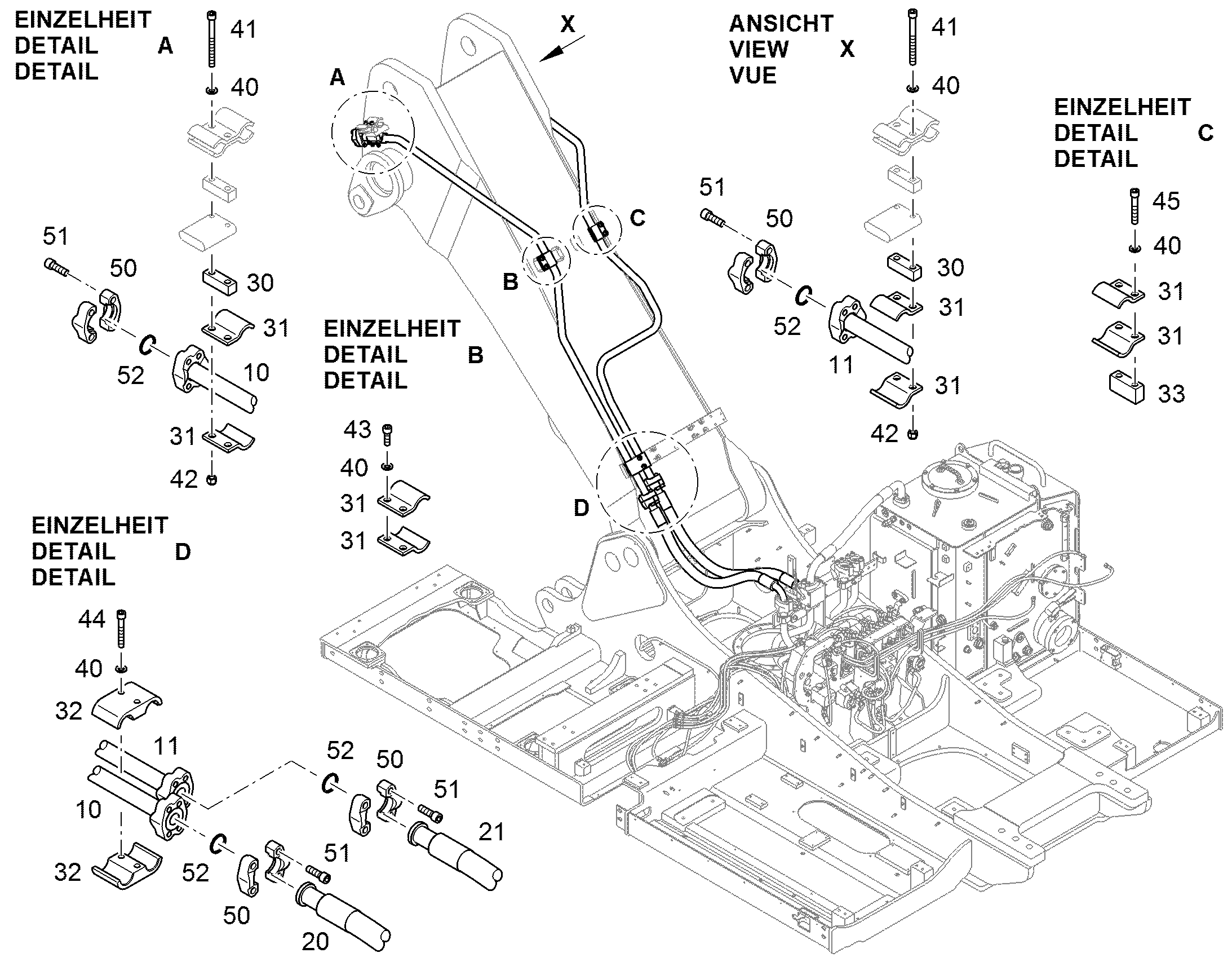ПОЛУХОМУТИК 10086654 LIEBHERR