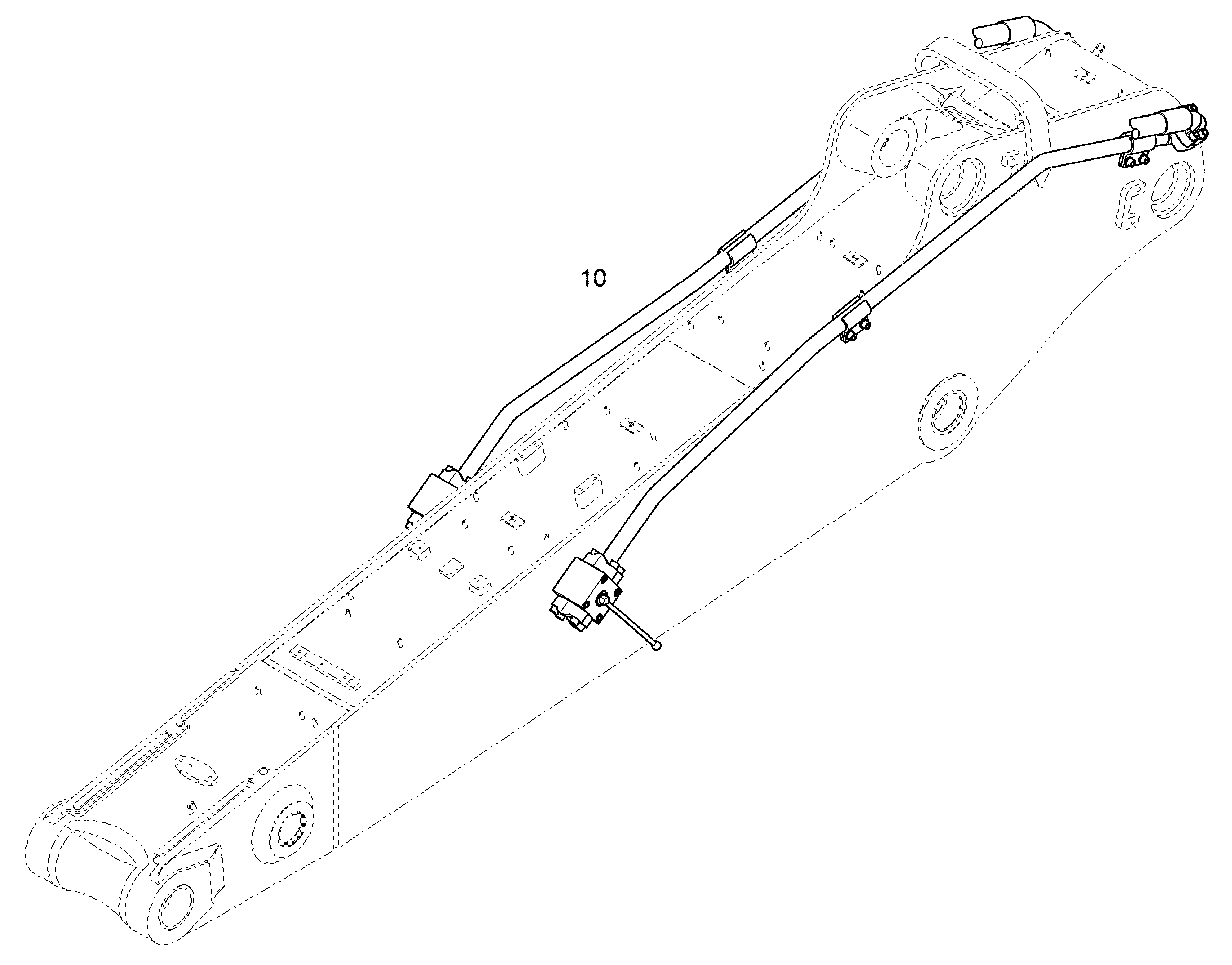 ПРОВОДКА МОНТАЖ AHS DN32 11458014 LIEBHERR