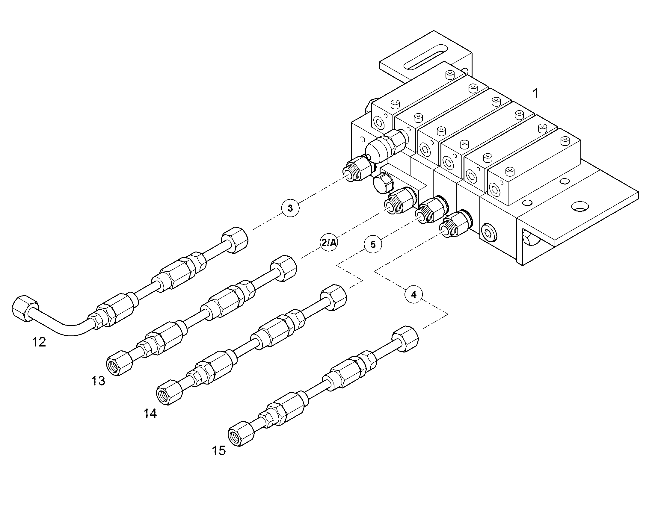 ШЛАНГ 6,3X2045 10219071 LIEBHERR