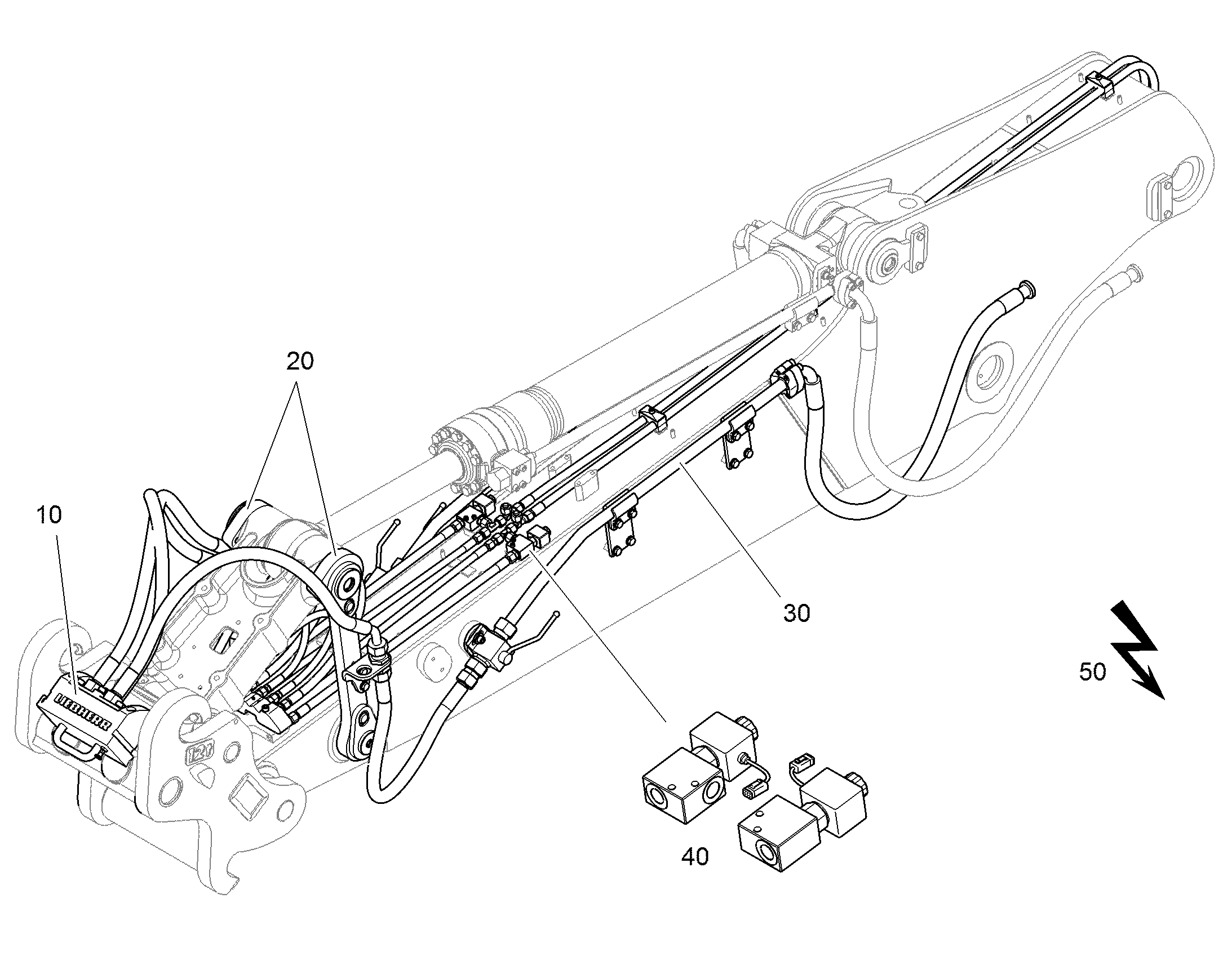 ГИДРАВЛИЧЕСКАЯ СИСТЕМА 11460193 LIEBHERR
