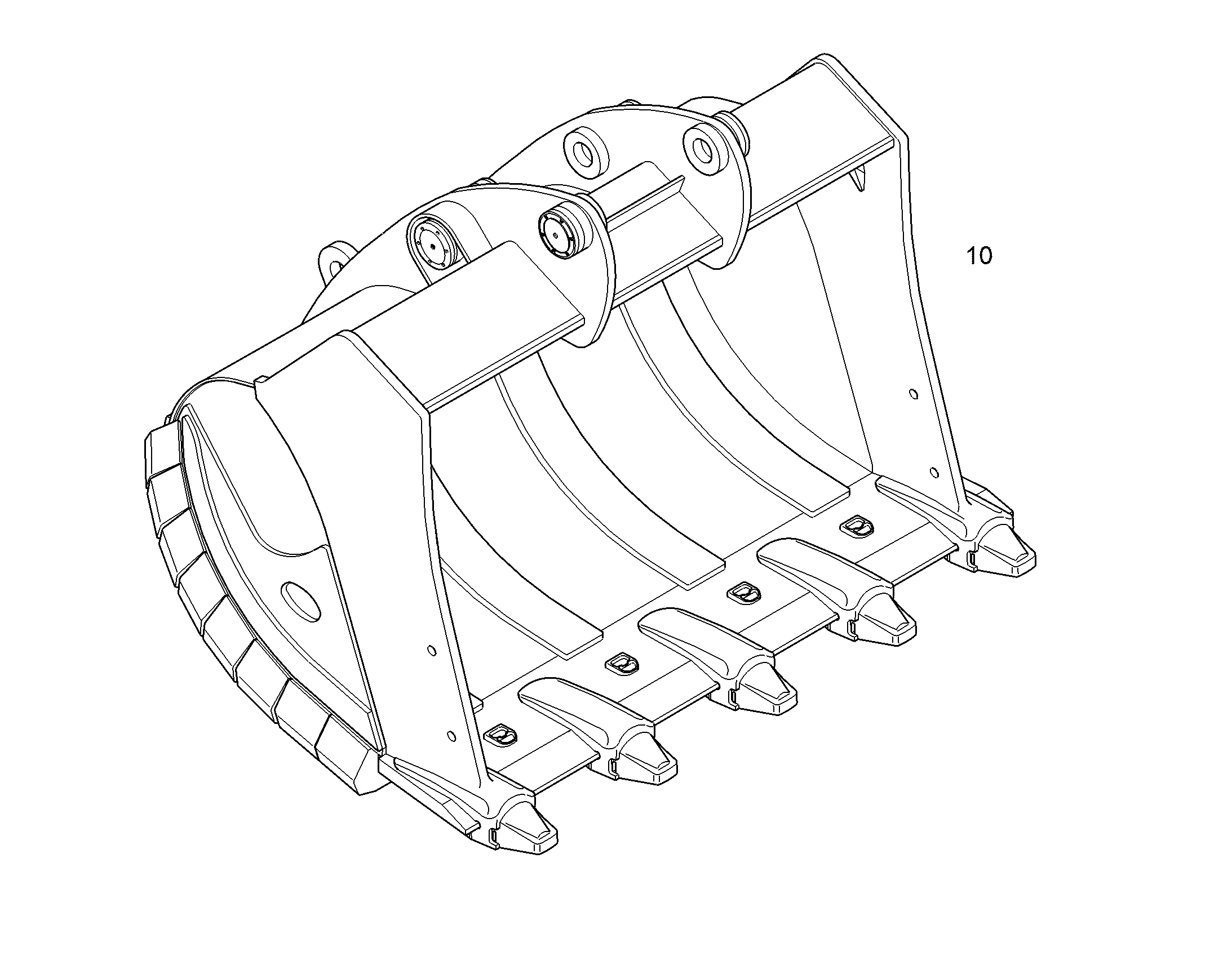 ЛОПАТА ОБРАТНАЯ HDV 11460255 LIEBHERR