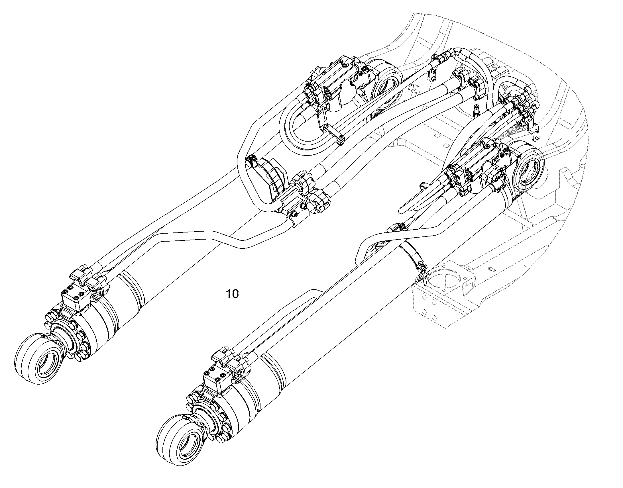 ПОДЪЕМ.ЦИЛ.СТОЙКИЙ К МОР.ВОДЕ 11731680 LIEBHERR