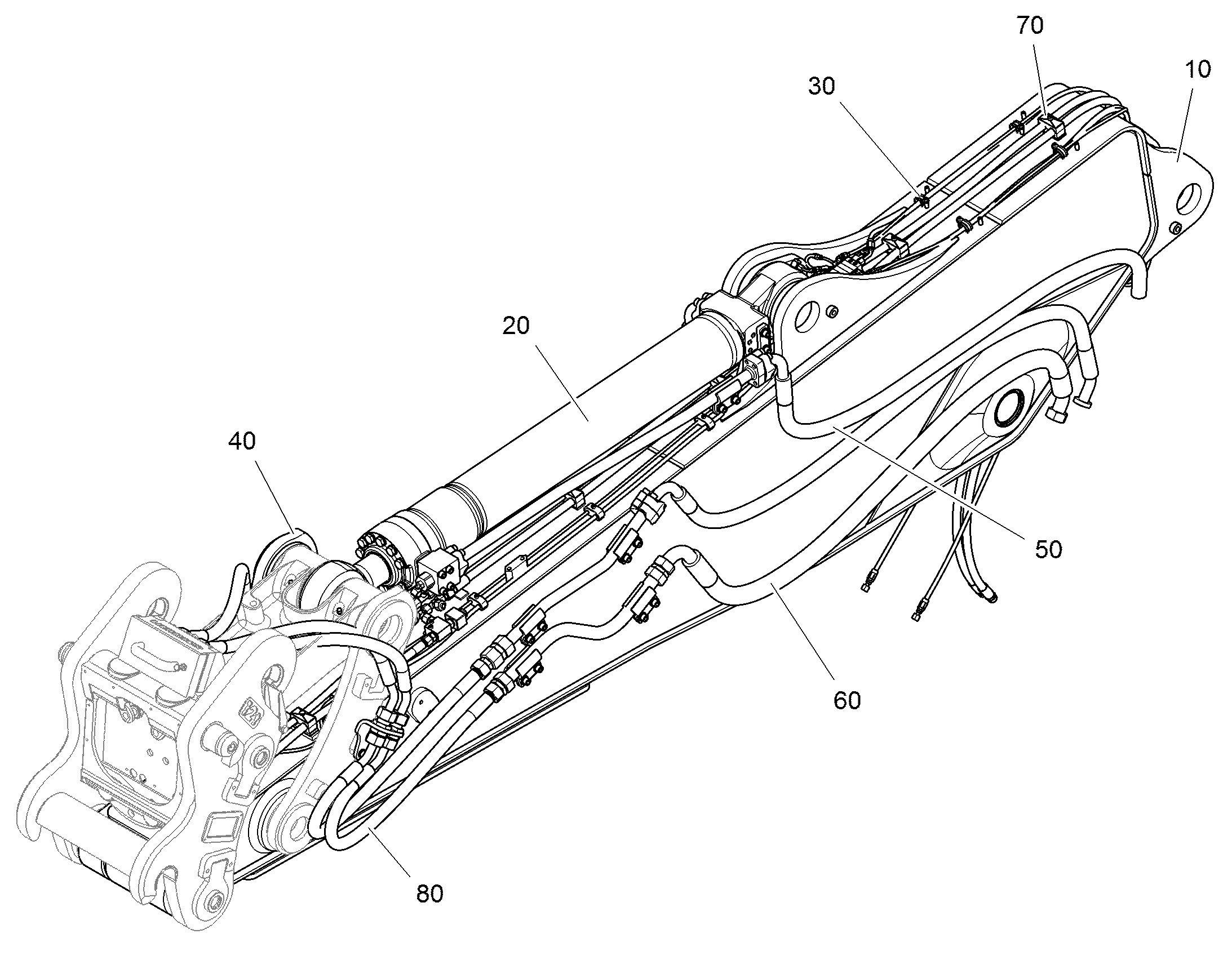 ПРОВОДКА МОНТАЖ AHS 11733987 LIEBHERR