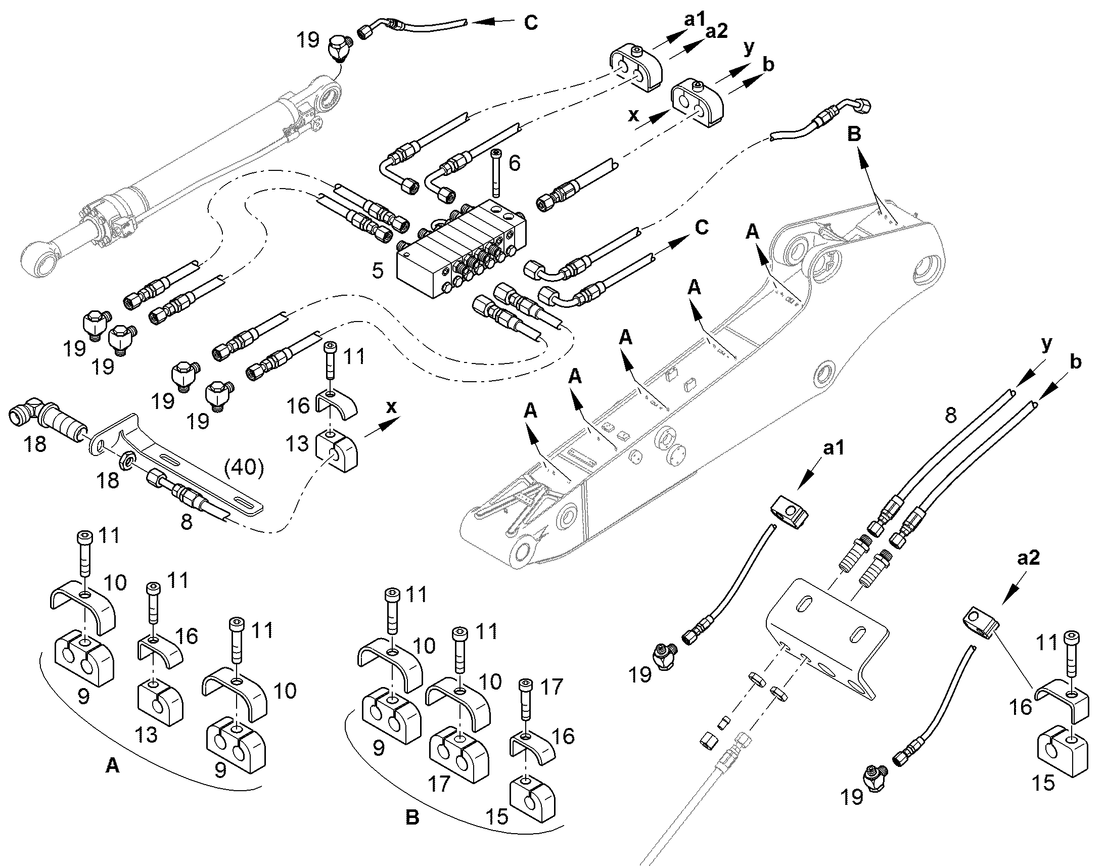 РАСПРЕДЕЛИТЕЛЬ MX-F 7/8 10488410 LIEBHERR
